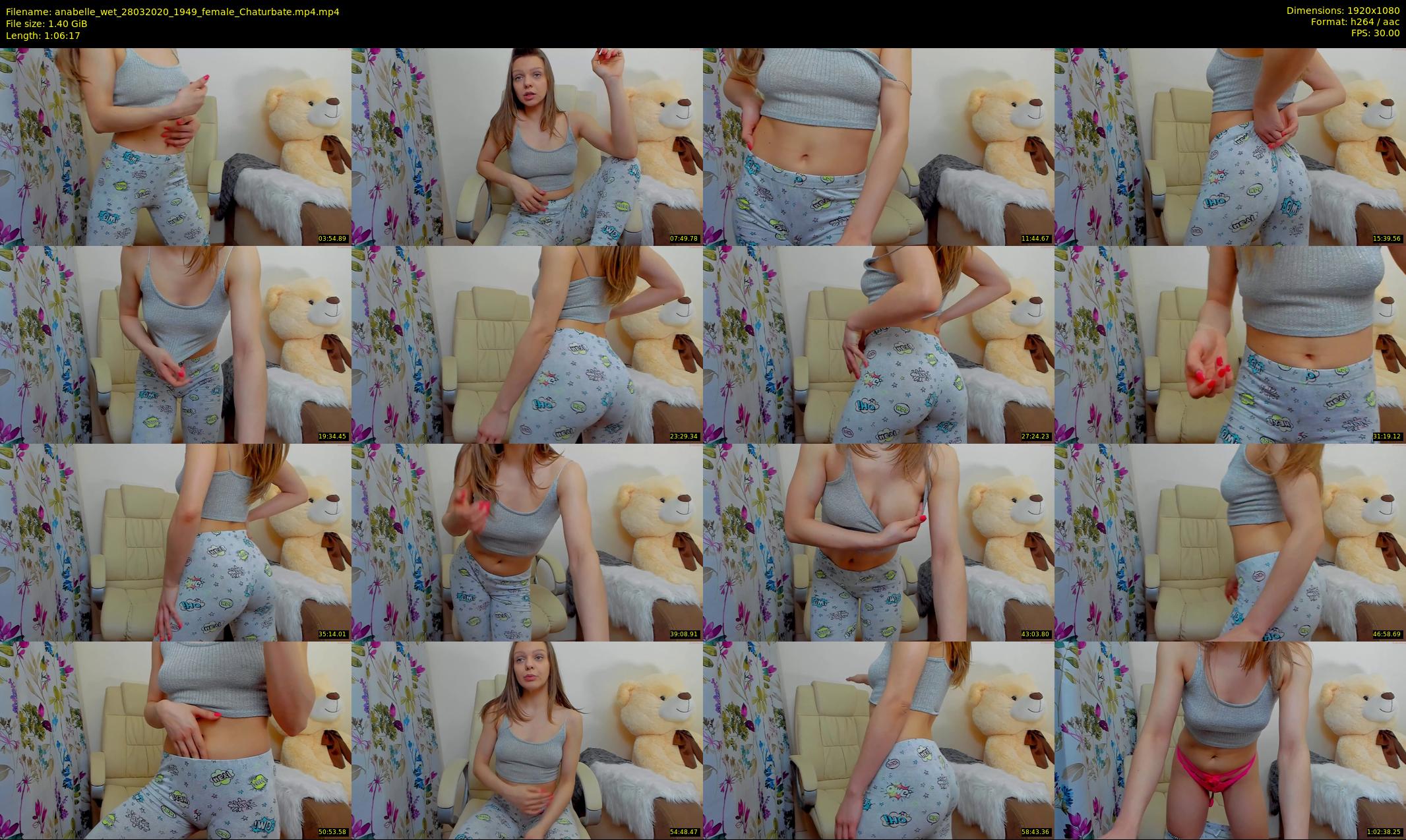 anabelle_wet — 67 minute Chaturbate female cam show recording, 1080p, Mar 28, 2020
