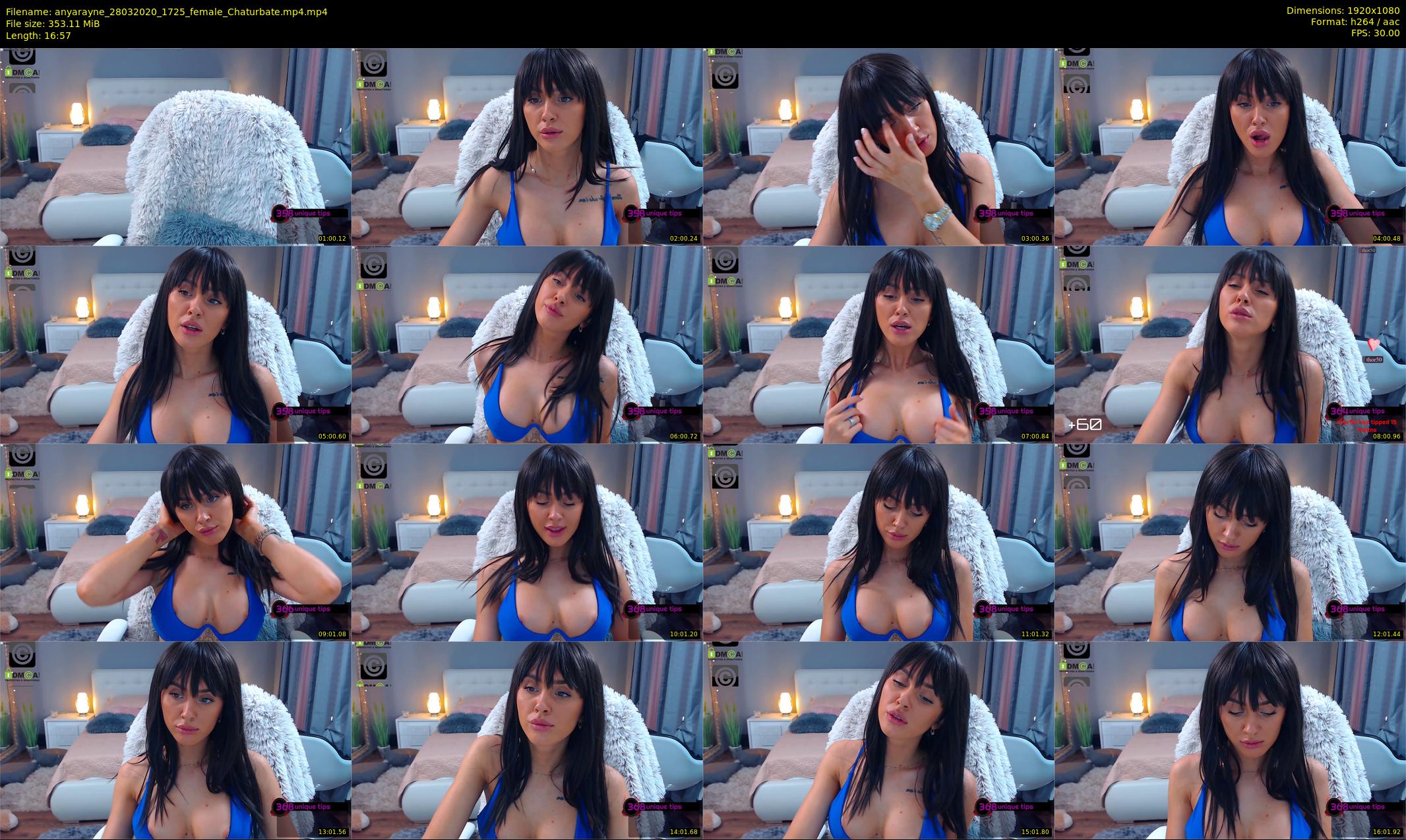 anyarayne — 17 minute Chaturbate female cam show recording, 1080p, Mar 28, 2020