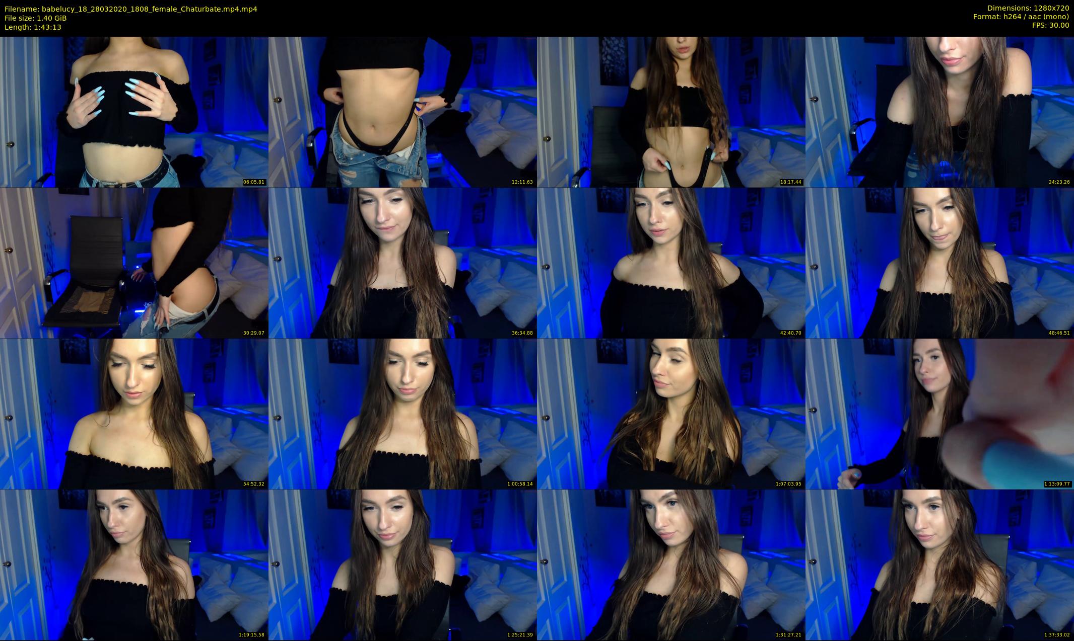 babelucy_18 — 104 minute Chaturbate female cam show recording, 720p, Mar 28, 2020