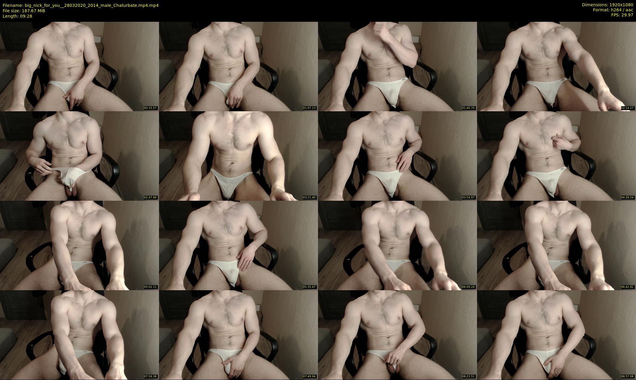 big_nick_for_you_ — 10 minute Chaturbate male cam show recording, 1080p, Mar 28, 2020