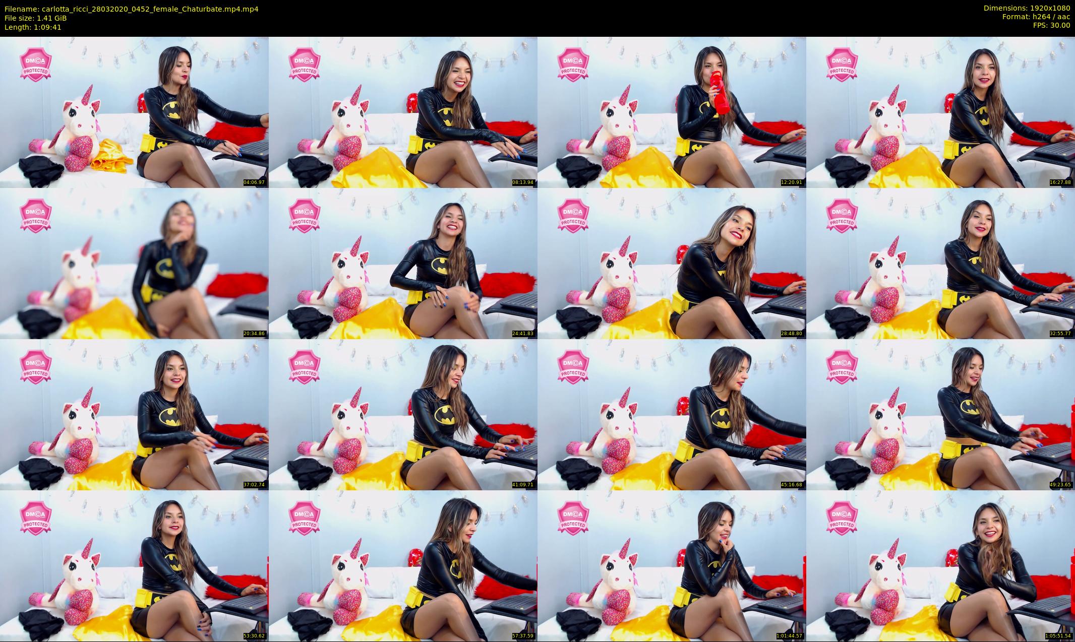 carlotta_ricci — 70 minute Chaturbate female cam show recording, 1080p, Mar 28, 2020