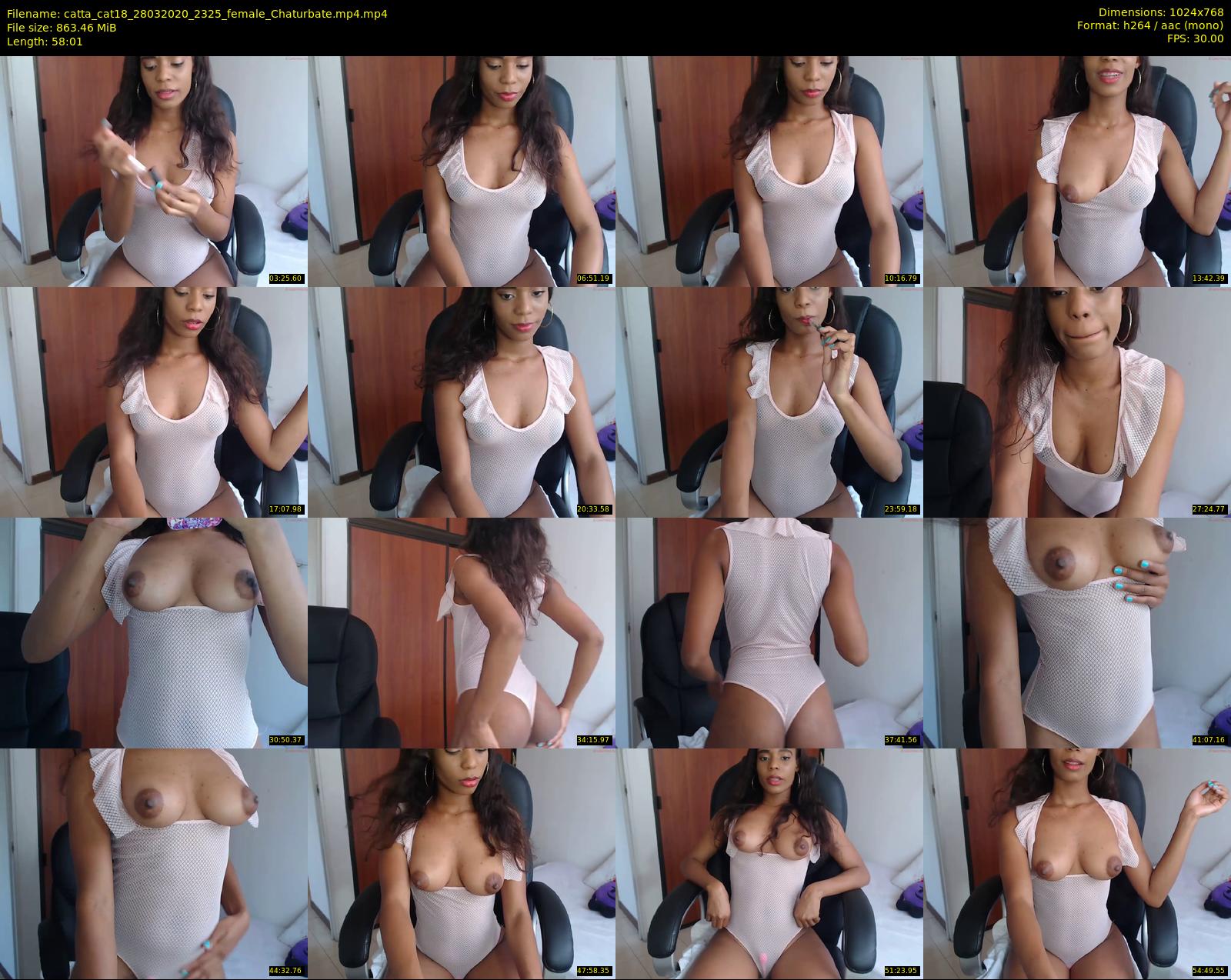 catta_cat18 — 59 minute Chaturbate female cam show recording, 720p, Mar 28, 2020