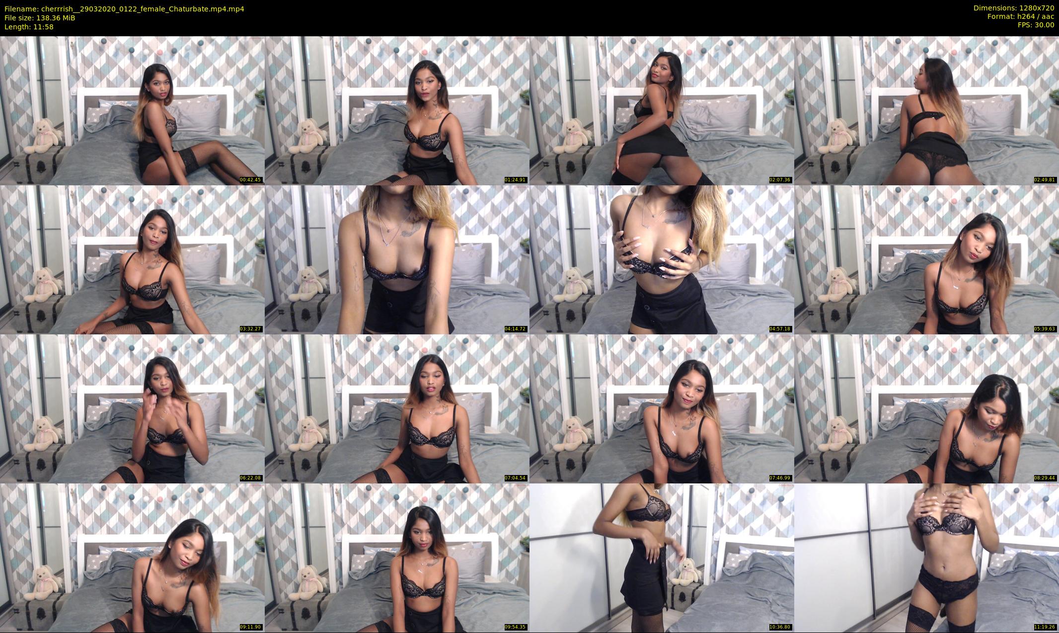 cherrrish_ — 12 minute Chaturbate female cam show recording, 720p, Mar 29, 2020