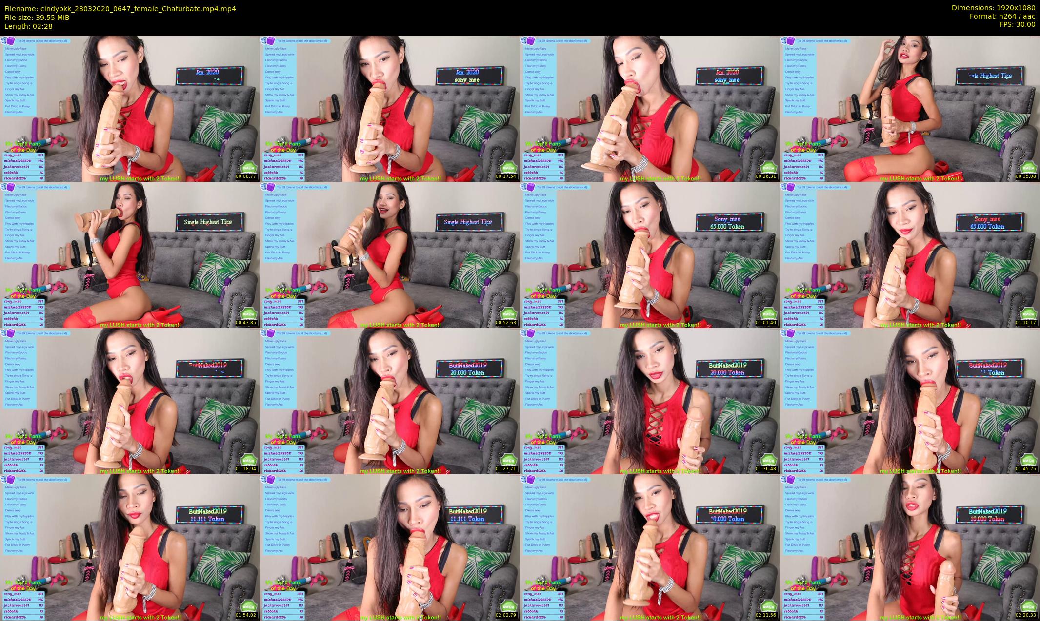 cindybkk — 3 minute Chaturbate female cam show recording, 1080p, Mar 28, 2020