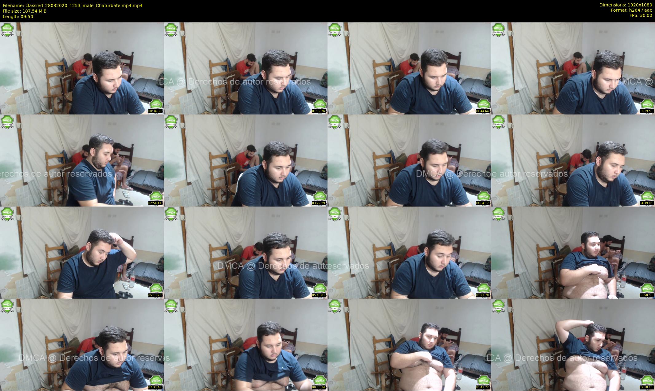 classied — 10 minute Chaturbate male cam show recording, 1080p, Mar 28, 2020