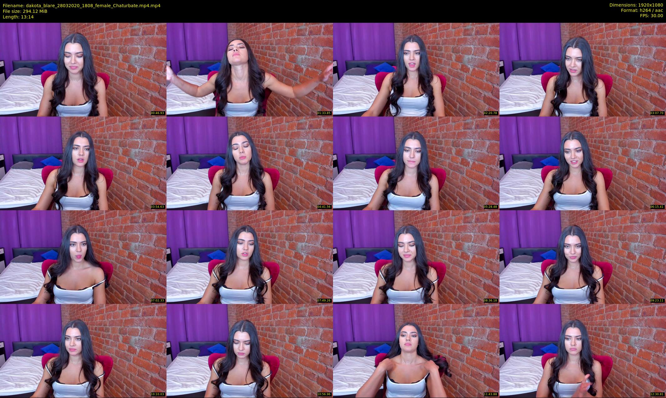 dakota_blare — 14 minute Chaturbate female cam show recording, 1080p, Mar 28, 2020