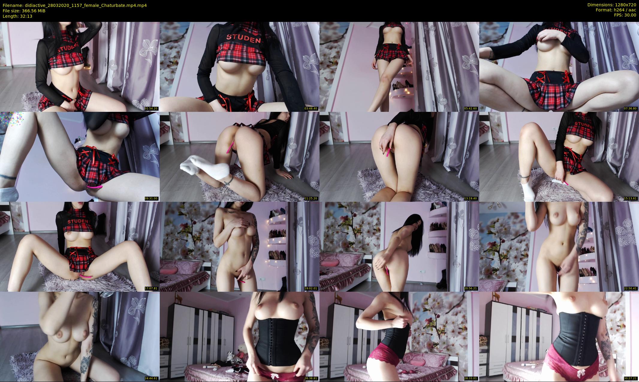 didiactive — 33 minute Chaturbate female cam show recording, 720p, Mar 28, 2020