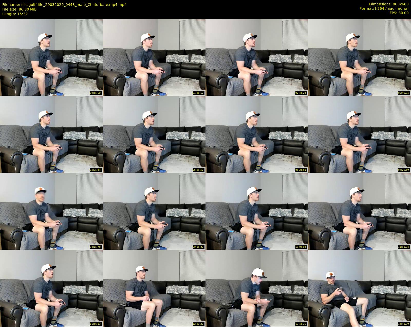 discgolf4life — 16 minute Chaturbate male cam show recording, 480p, Mar 29, 2020