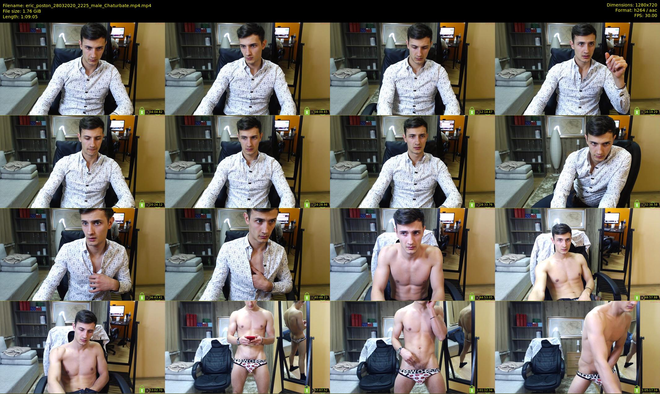 eric_poston — 70 minute Chaturbate male cam show recording, 720p, Mar 28, 2020