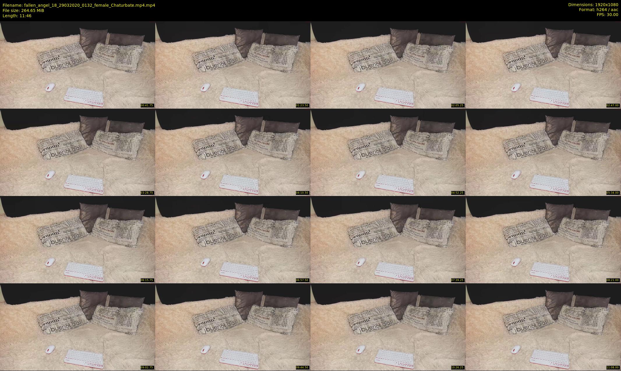 fallen_angel_18 — 12 minute Chaturbate female cam show recording, 1080p, Mar 29, 2020