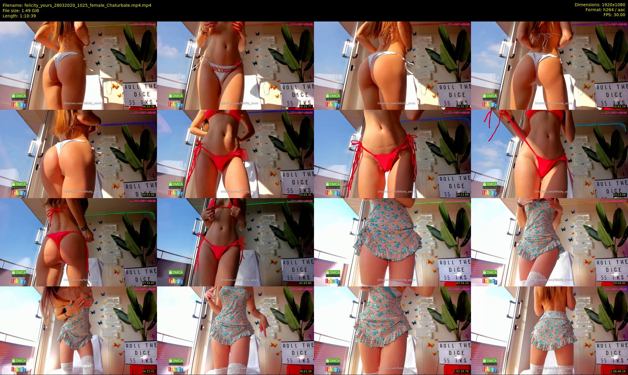 felicity_yours — 71 minute Chaturbate female cam show recording, 1080p, Mar 28, 2020