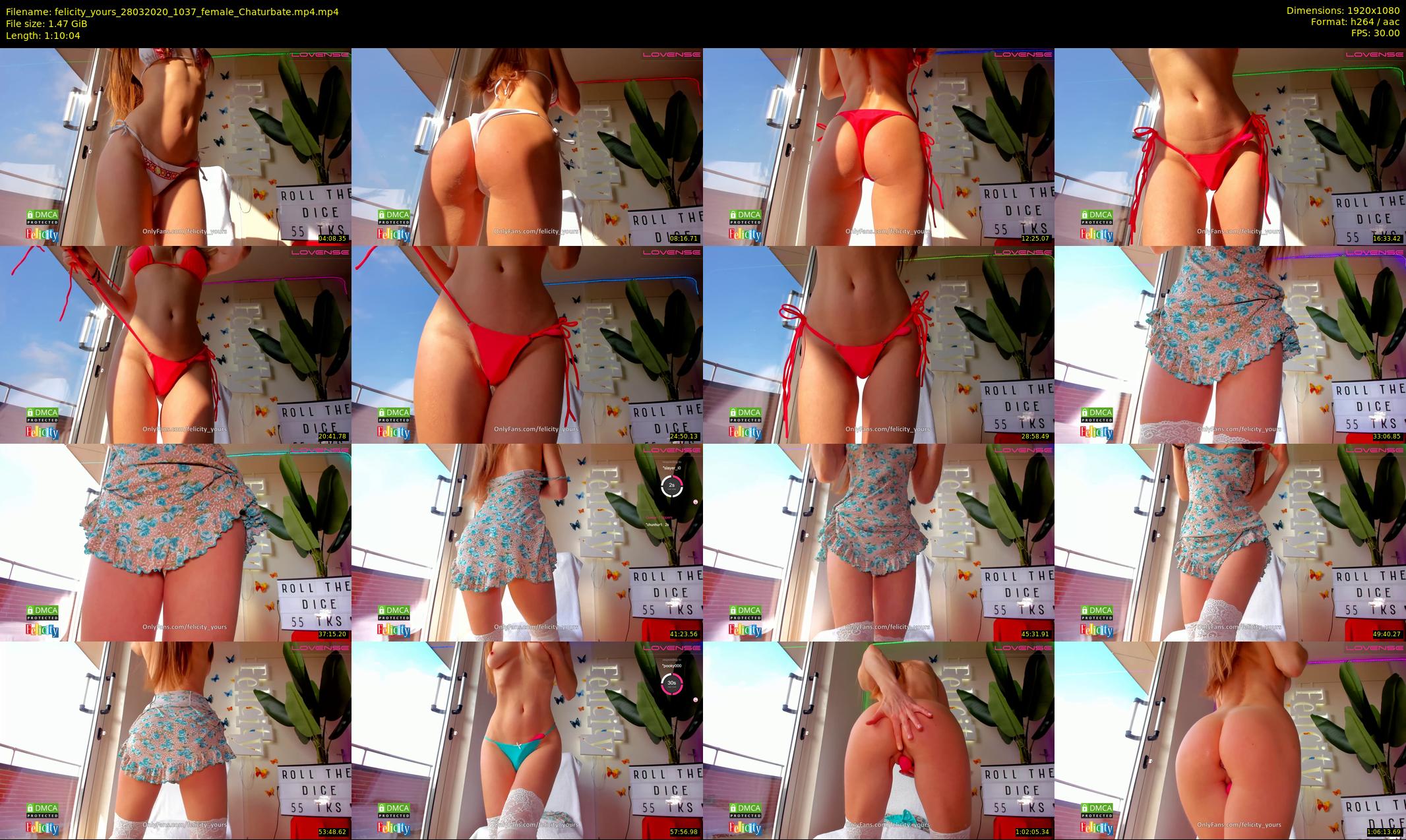 felicity_yours — 71 minute Chaturbate female cam show recording, 1080p, Mar 28, 2020