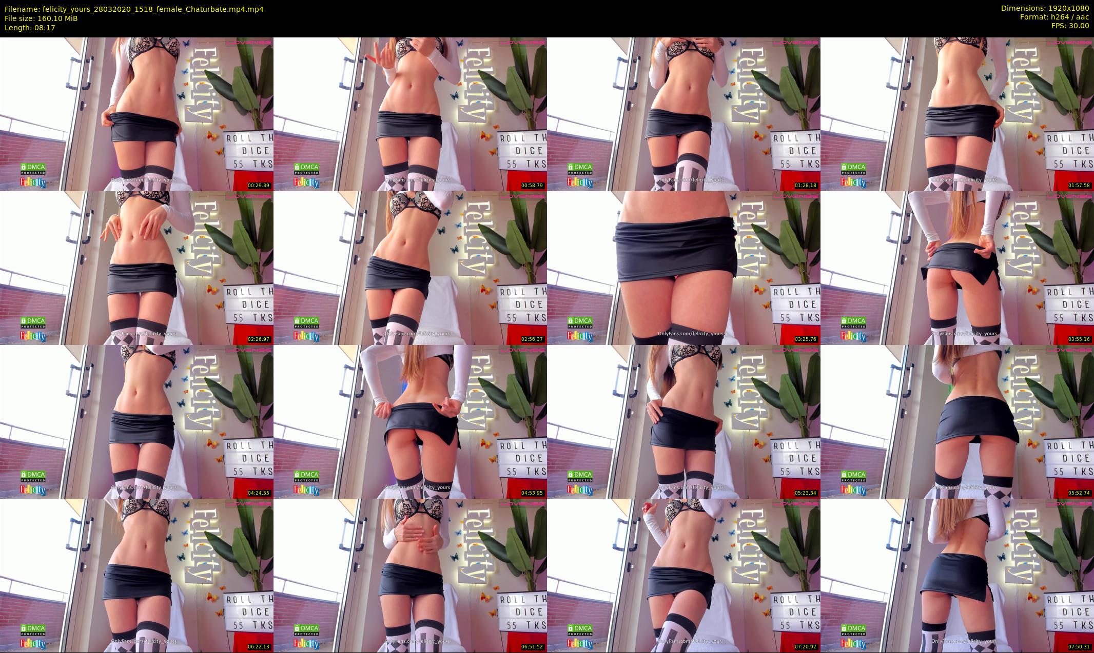 felicity_yours — 9 minute Chaturbate female cam show recording, 1080p, Mar 28, 2020