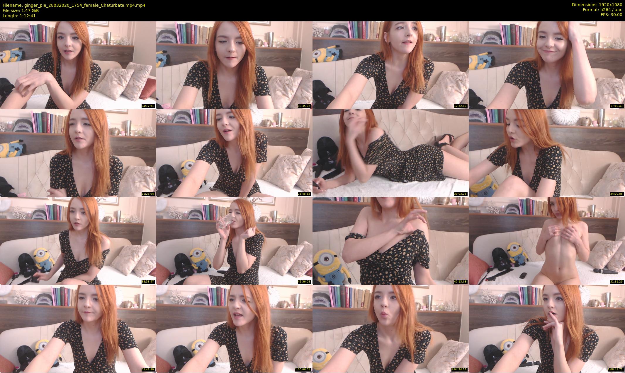 ginger_pie — 73 minute Chaturbate female cam show recording, 1080p, Mar 28, 2020