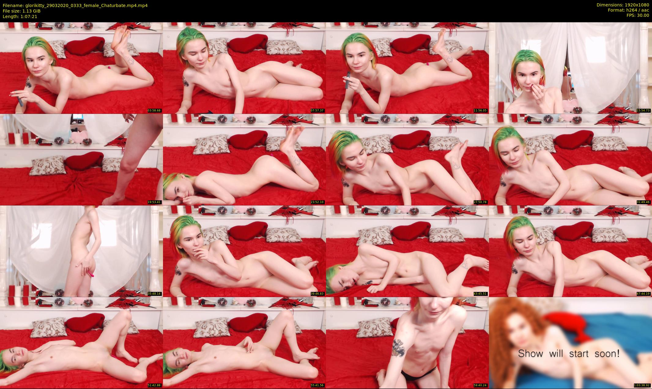 glorikitty — 68 minute Chaturbate female cam show recording, 1080p, Mar 29, 2020
