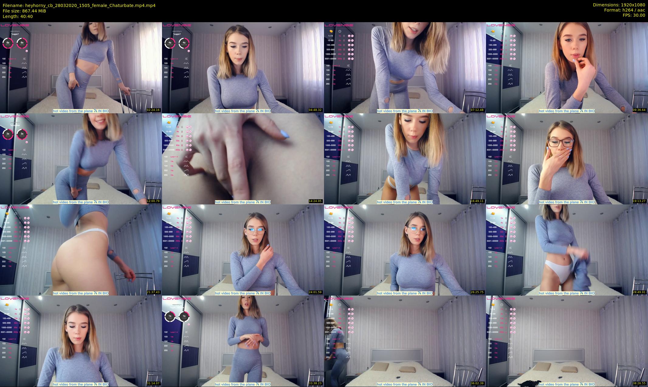 heyhorny_cb — 41 minute Chaturbate couple cam show recording, 1080p, Mar 28, 2020