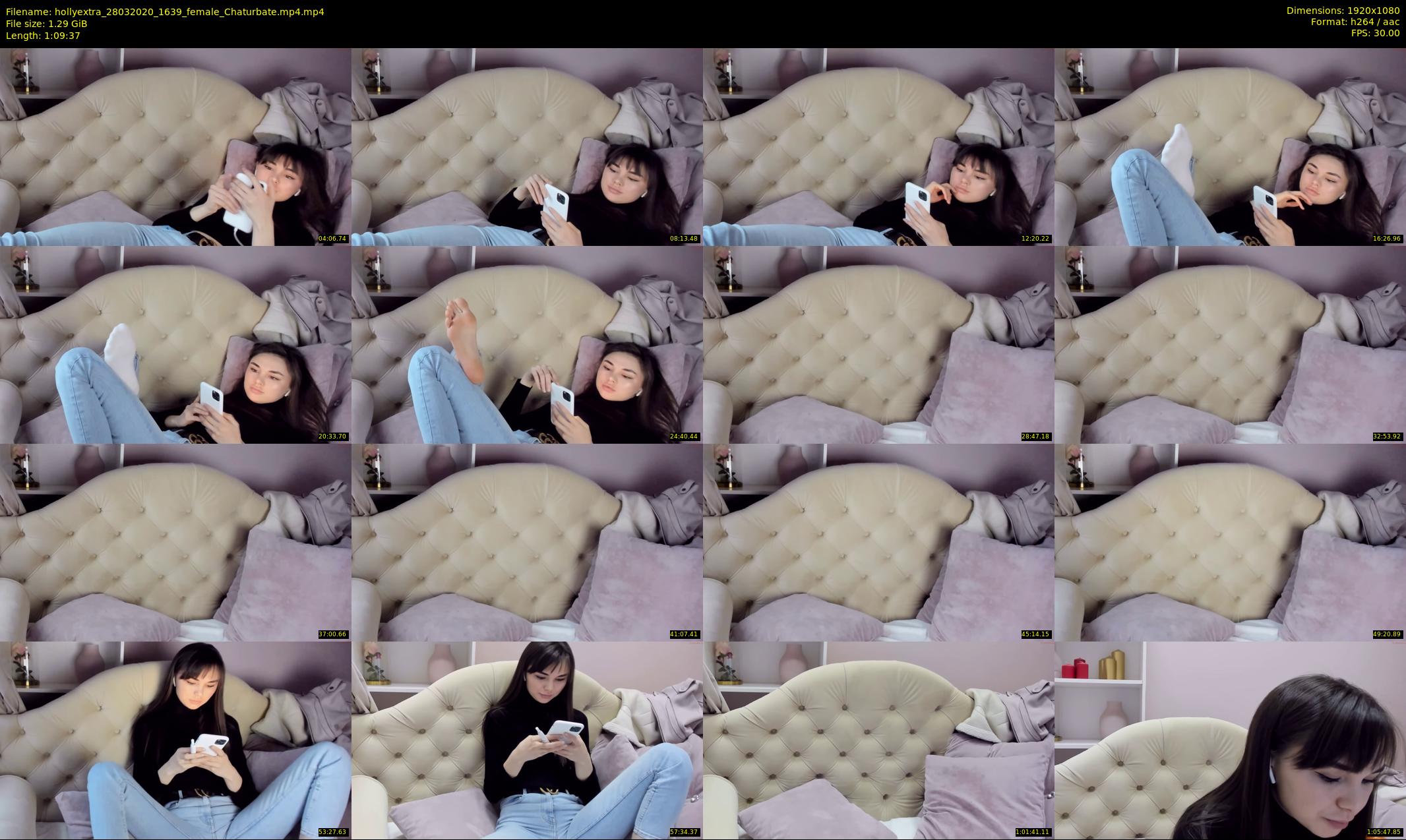 hollyextra — 70 minute Chaturbate female cam show recording, 1080p, Mar 28, 2020