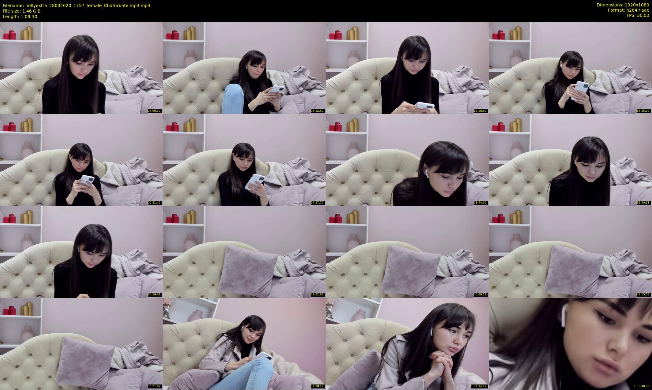 hollyextra — 70 minute Chaturbate female cam show recording, 1080p, Mar 28, 2020