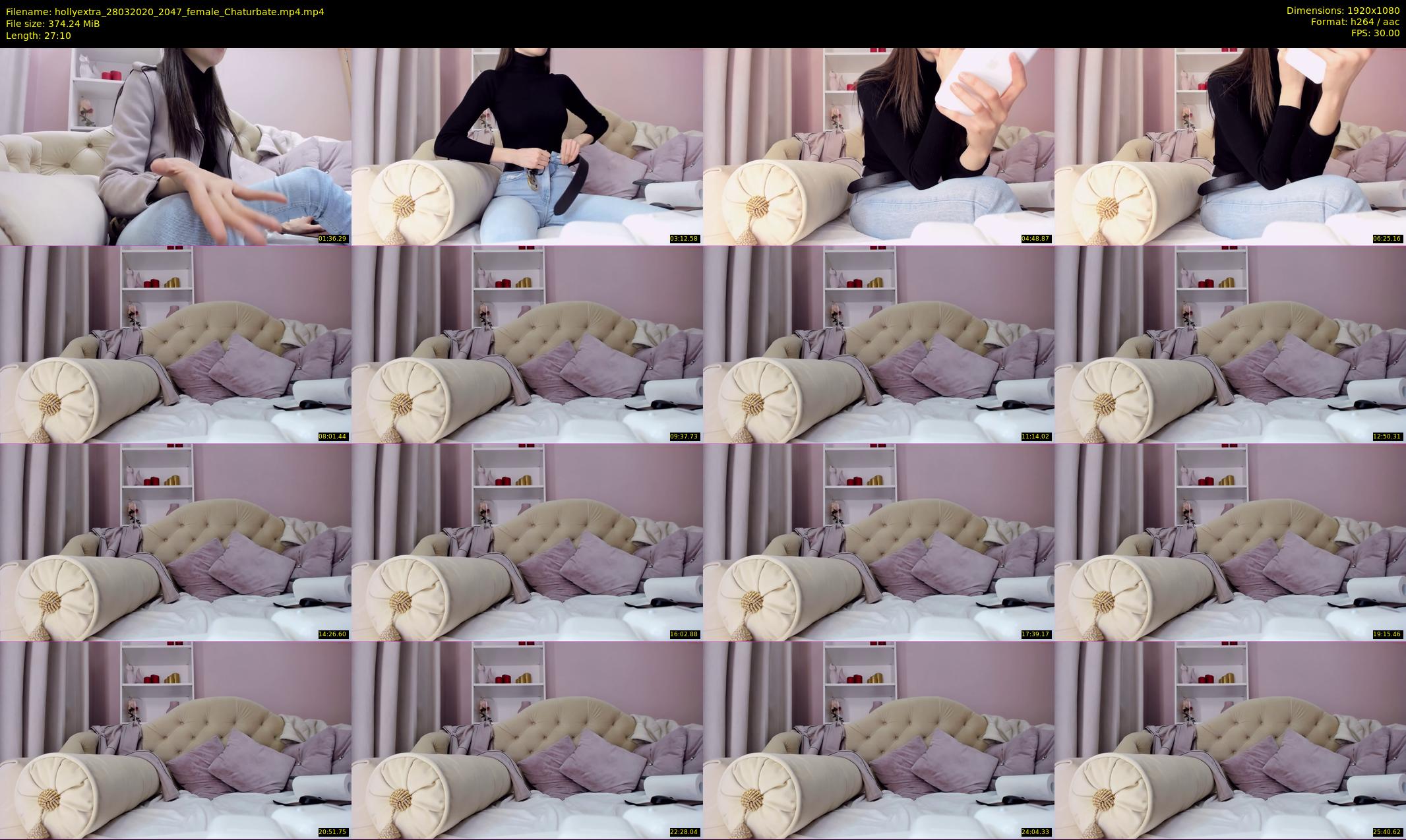 hollyextra — 28 minute Chaturbate female cam show recording, 1080p, Mar 28, 2020