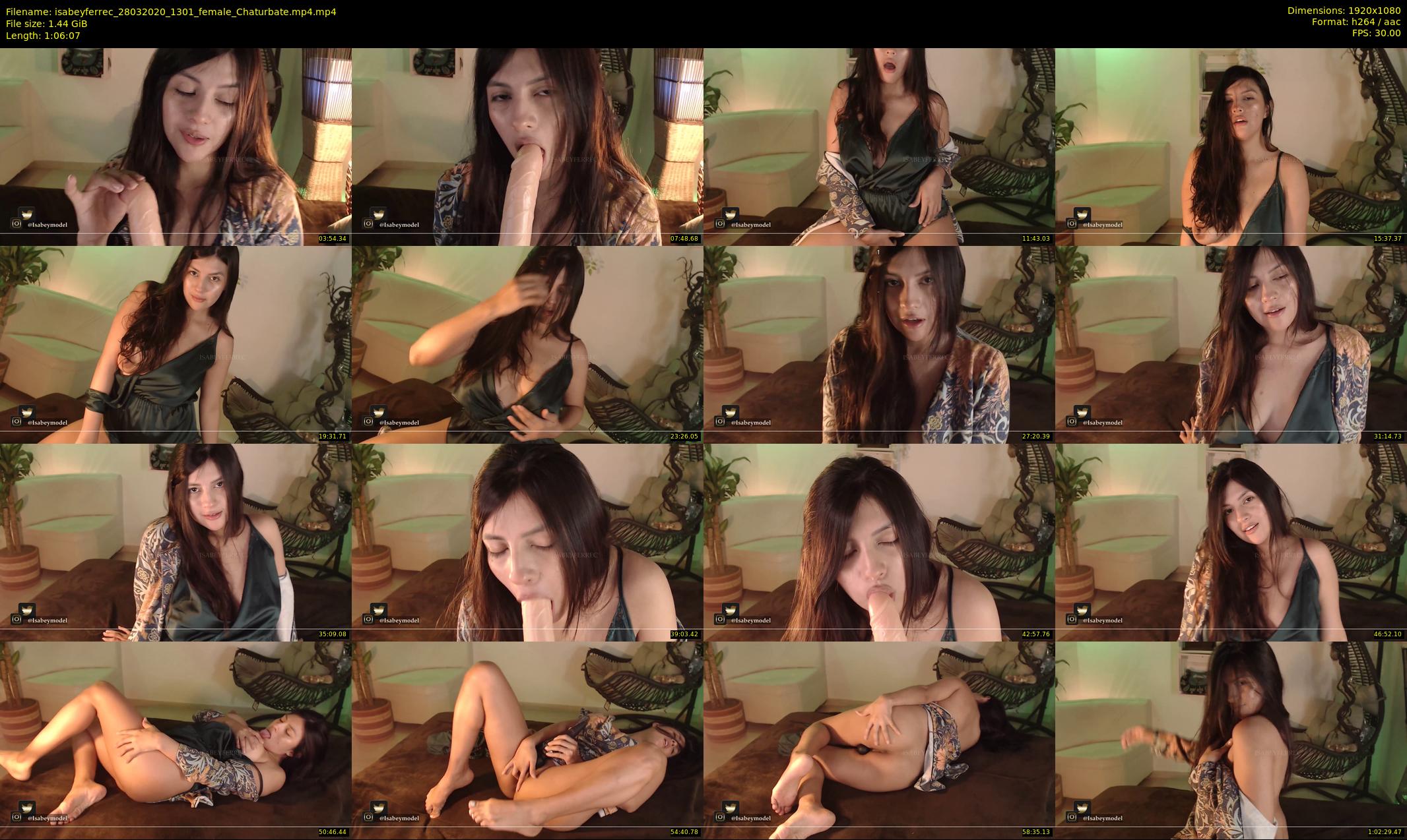 isabeyferrec — 67 minute Chaturbate female cam show recording, 1080p, Mar 28, 2020