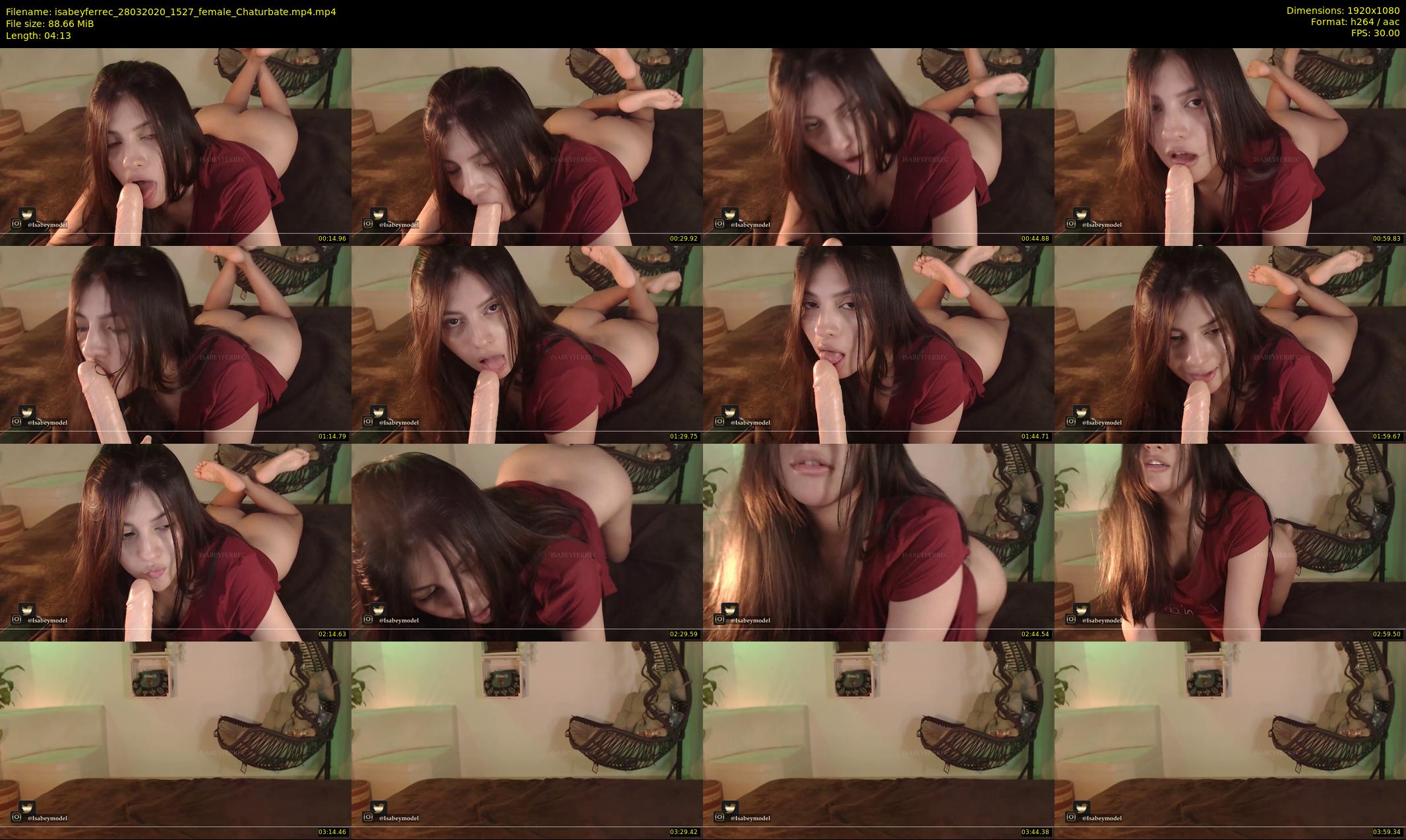 isabeyferrec — 5 minute Chaturbate female cam show recording, 1080p, Mar 28, 2020