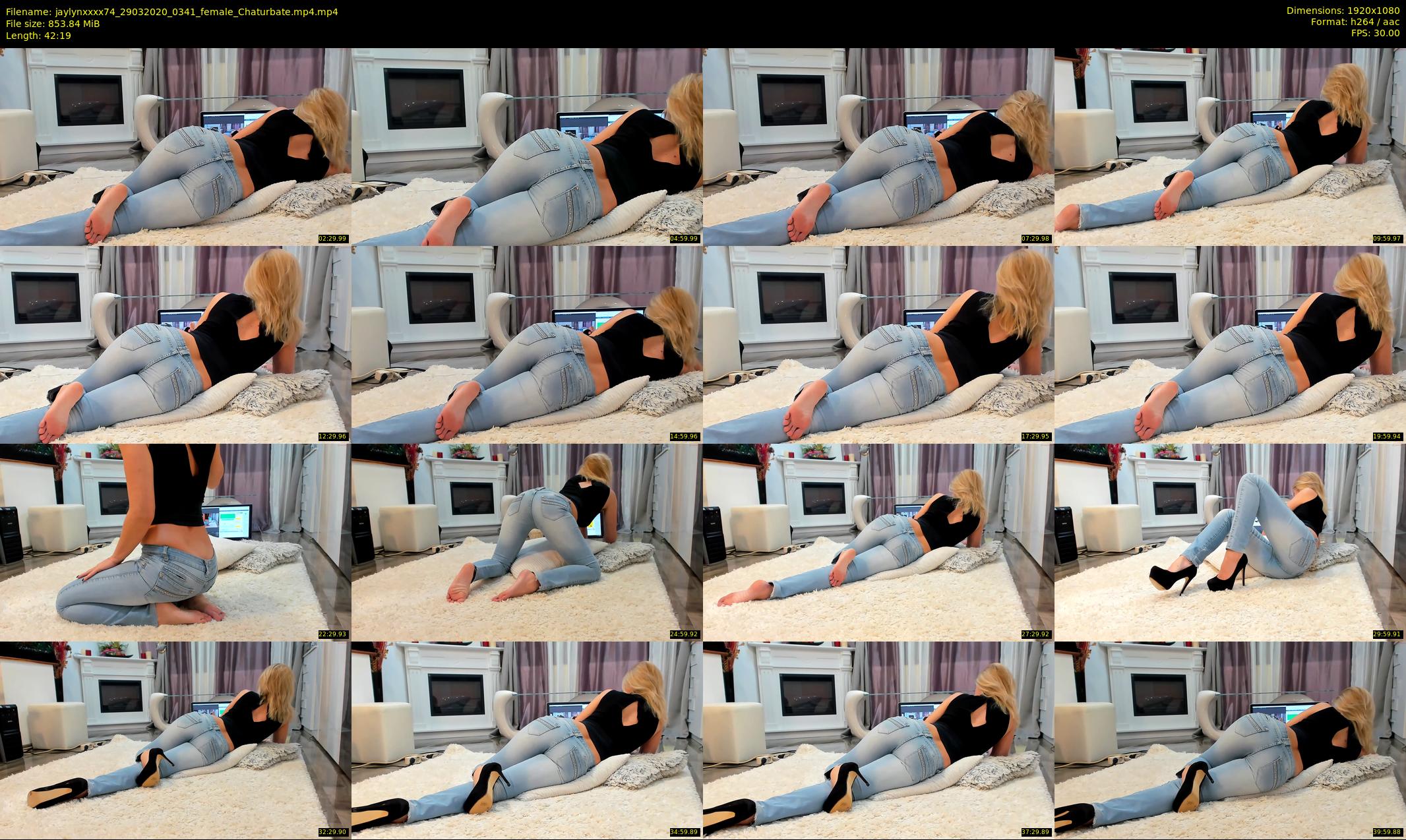 jaylynxxxx74 — 43 minute Chaturbate female cam show recording, 1080p, Mar 29, 2020