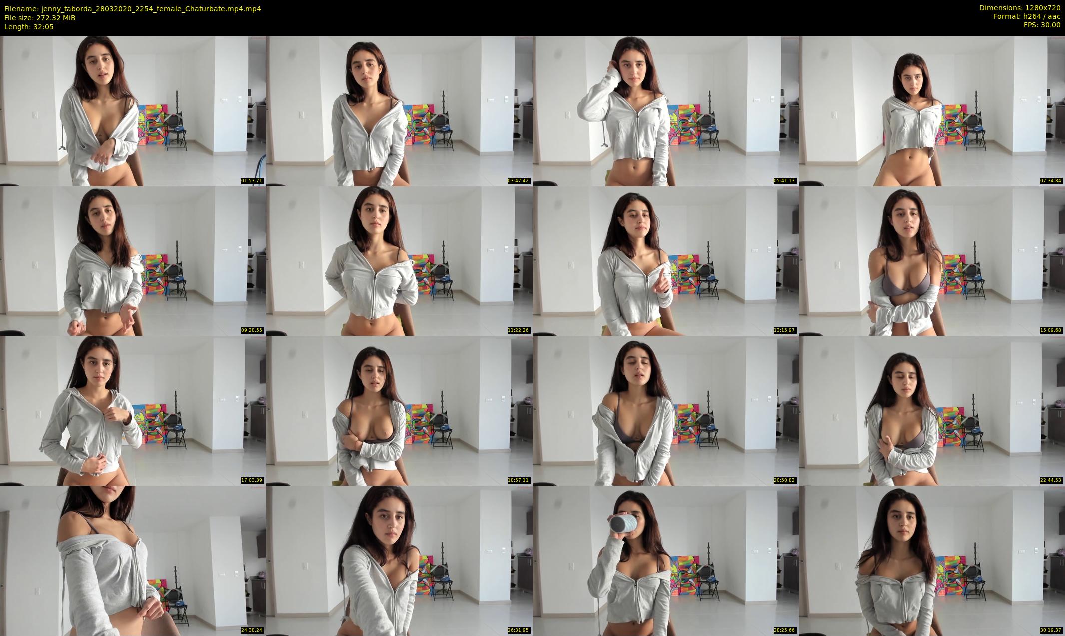 jenny_taborda — 33 minute Chaturbate female cam show recording, 720p, Mar 28, 2020