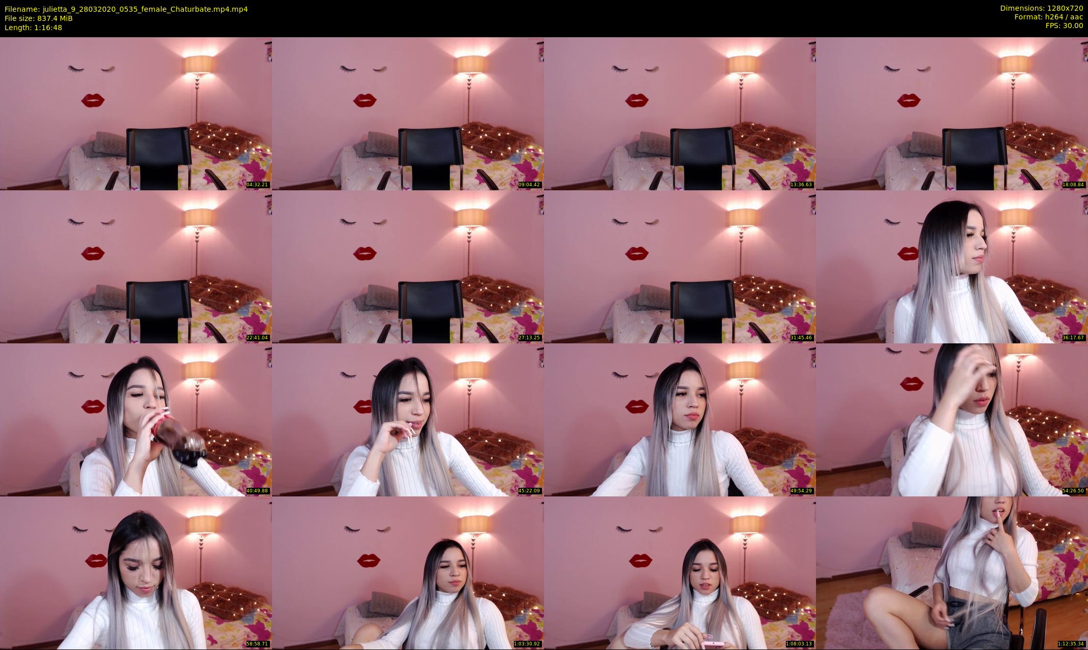 julietta_9 — 77 minute Chaturbate female cam show recording, 720p, Mar 28, 2020