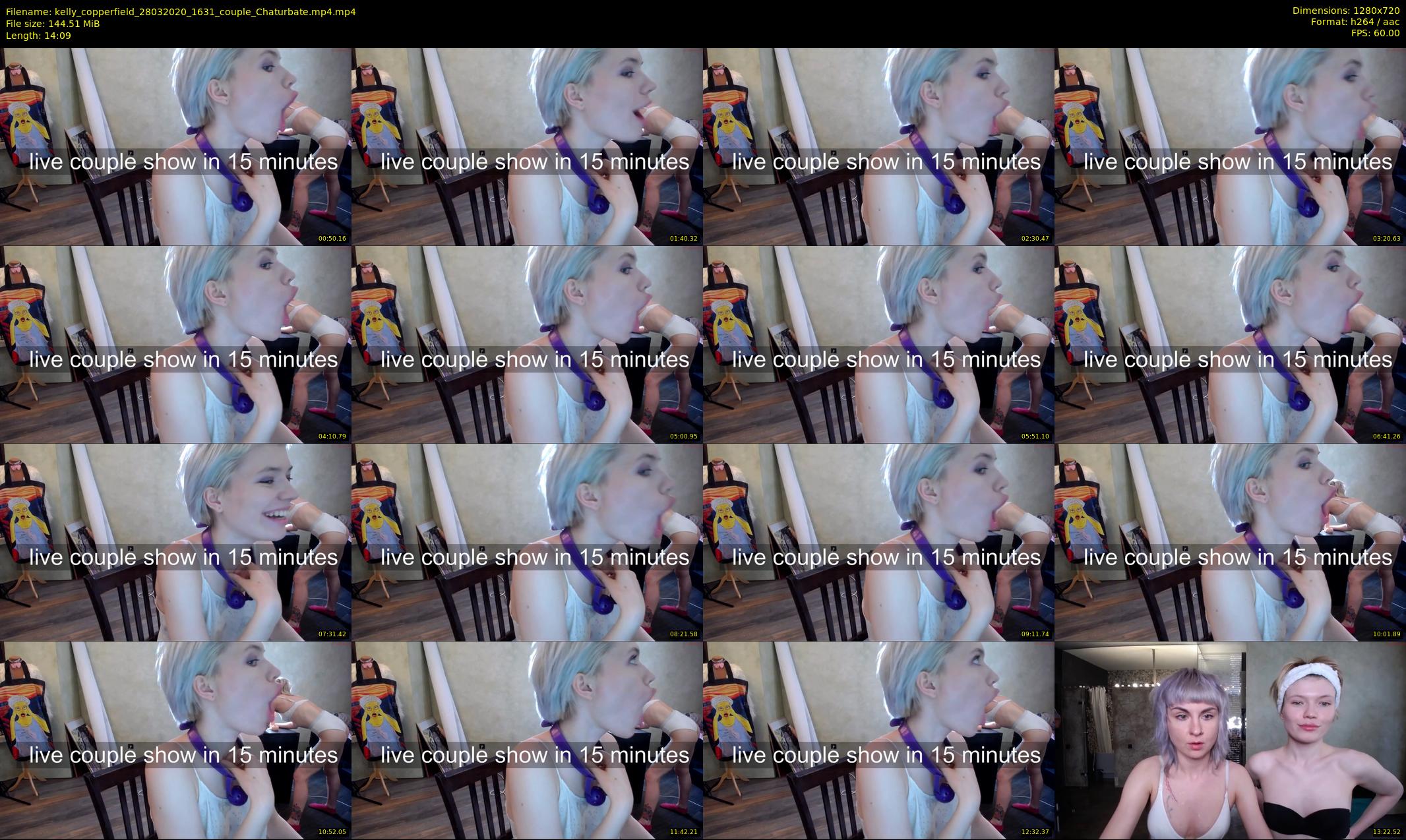 kelly_copperfield — 15 minute Chaturbate female cam show recording, 720p, Mar 28, 2020