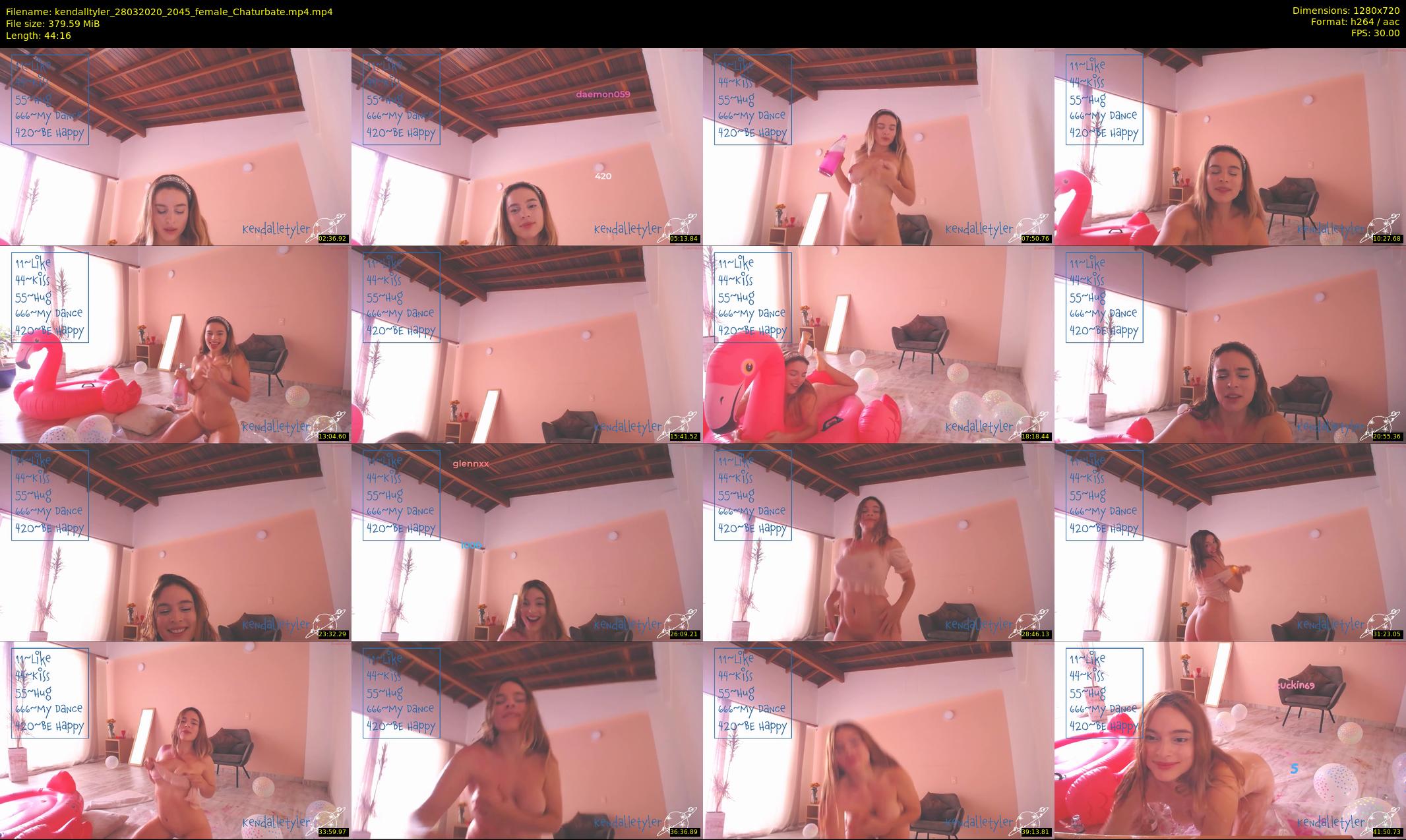 kendalltyler — 45 minute Chaturbate female cam show recording, 720p, Mar 28, 2020