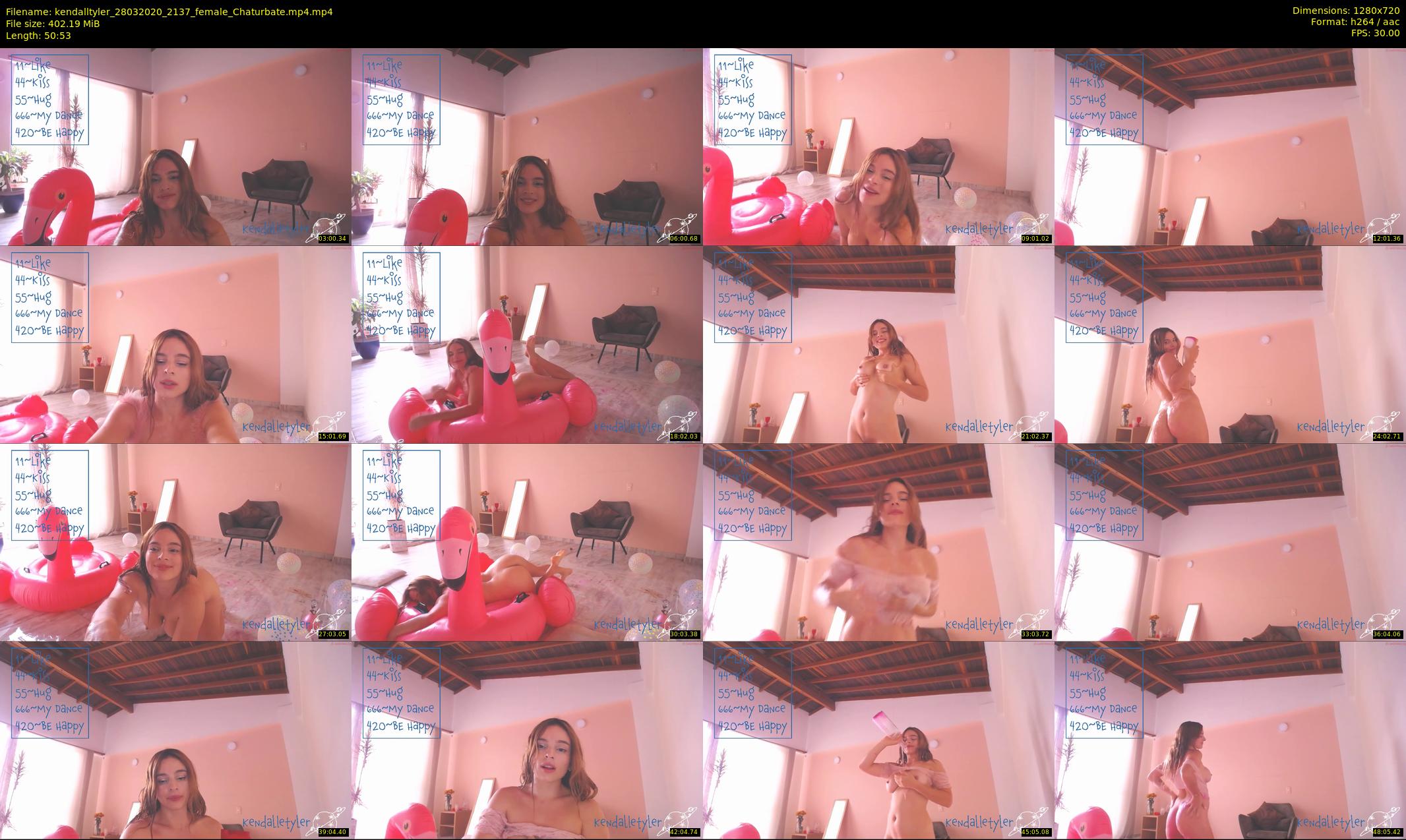 kendalltyler — 51 minute Chaturbate female cam show recording, 720p, Mar 28, 2020