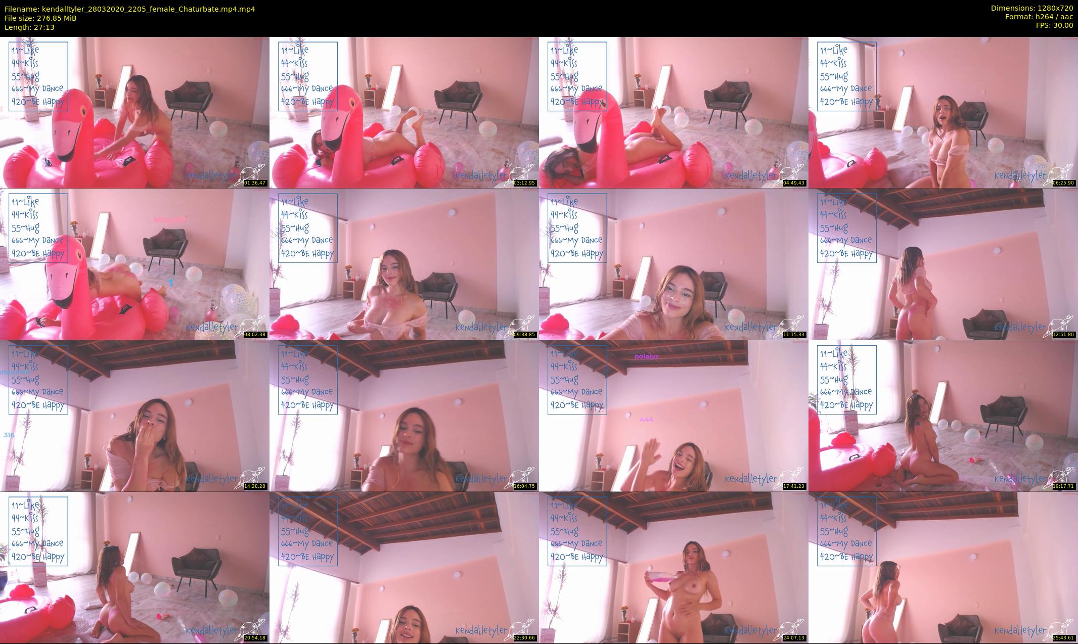 kendalltyler — 28 minute Chaturbate female cam show recording, 720p, Mar 28, 2020