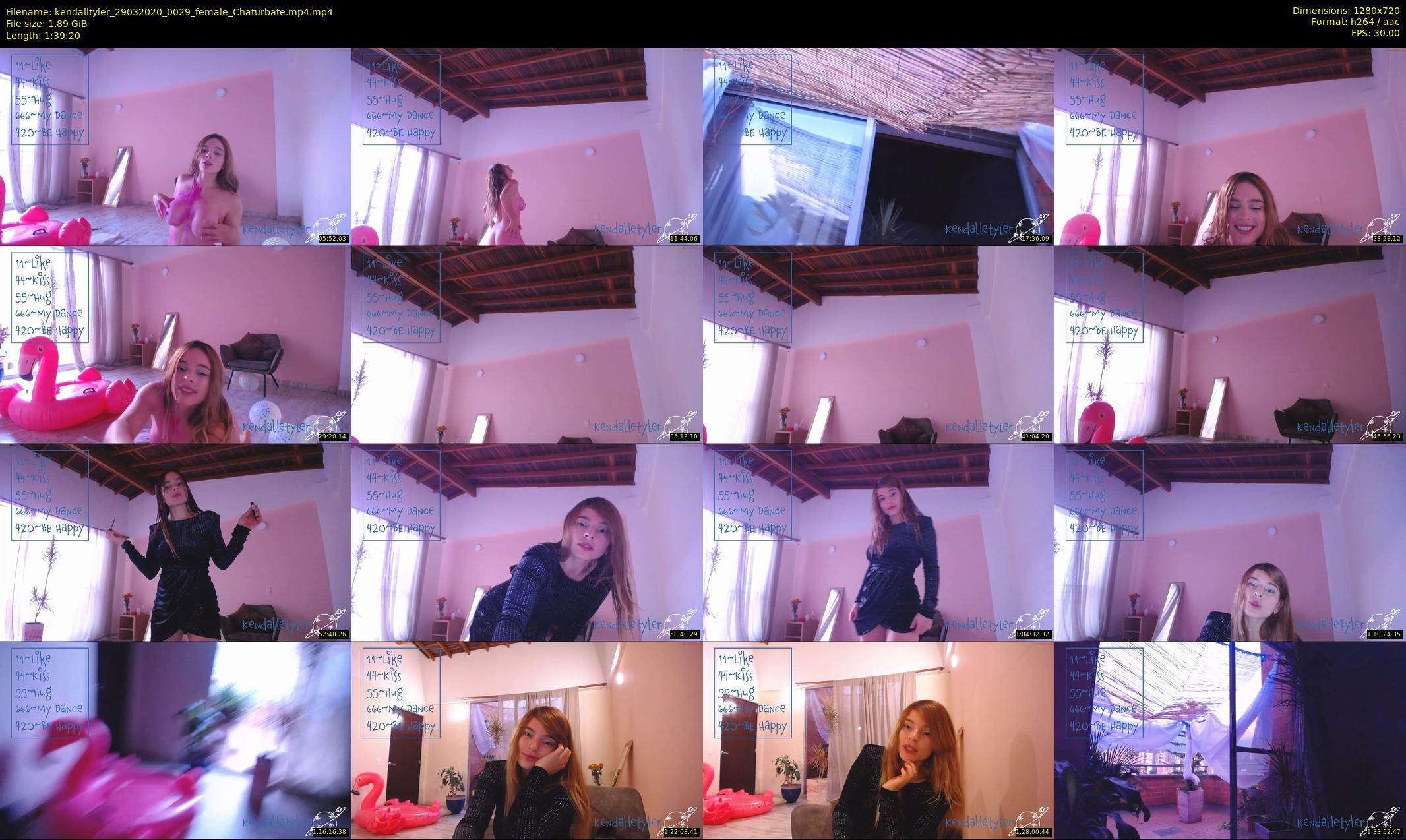 kendalltyler — 100 minute Chaturbate female cam show recording, 720p, Mar 29, 2020