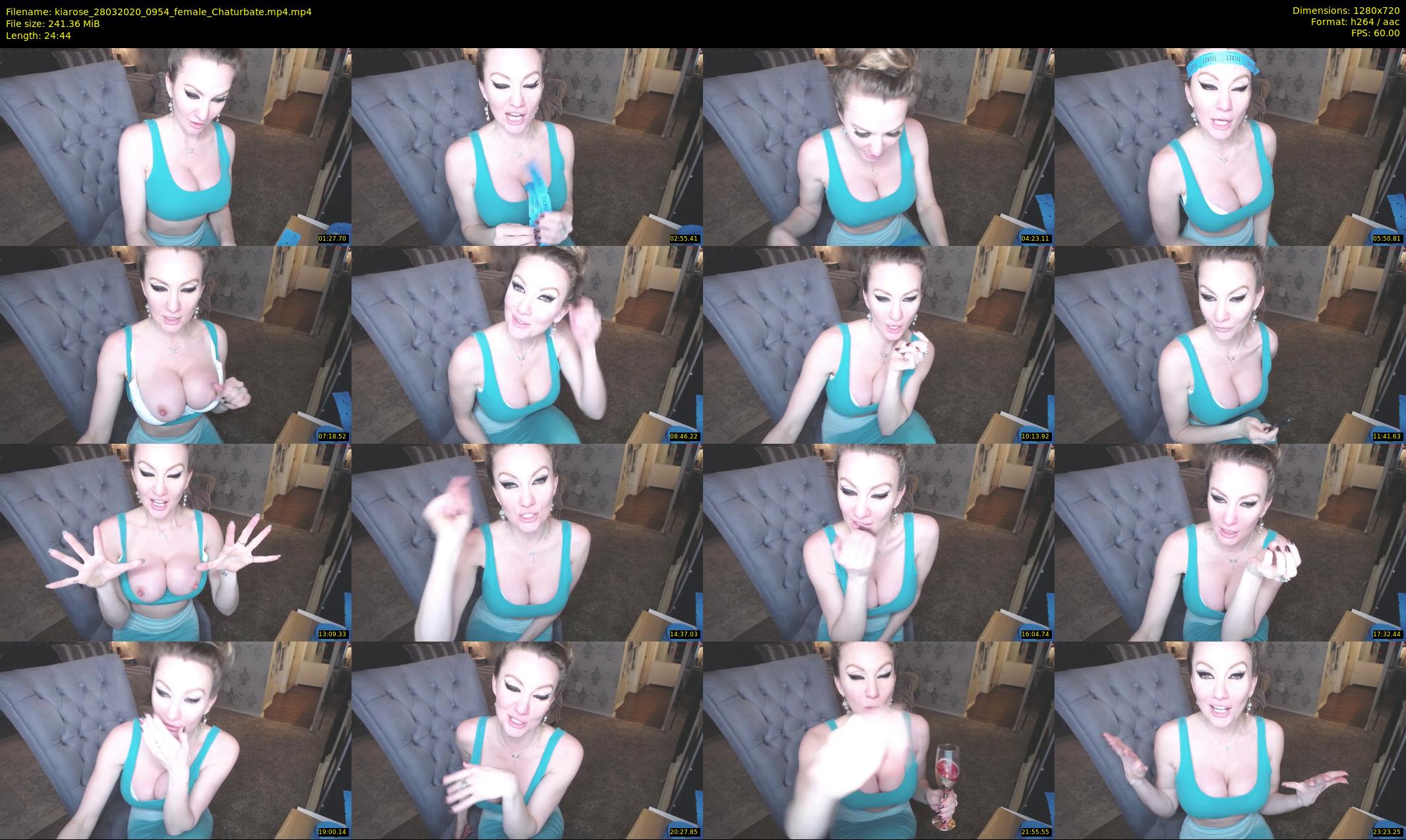 kiarose — 25 minute Chaturbate female cam show recording, 720p, Mar 28, 2020