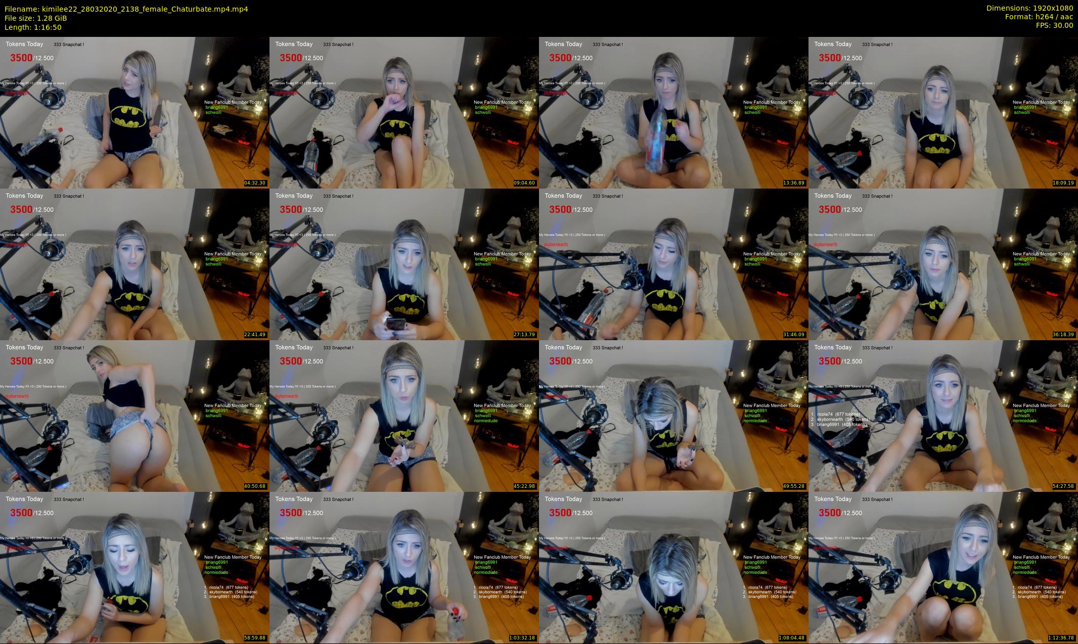 kimilee22 — 77 minute Chaturbate female cam show recording, 1080p, Mar 28, 2020