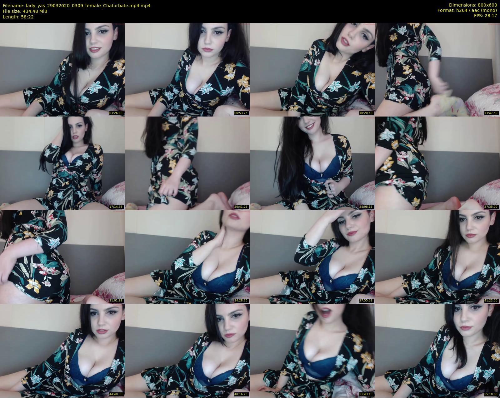 lady_yas — 59 minute Chaturbate female cam show recording, 480p, Mar 29, 2020