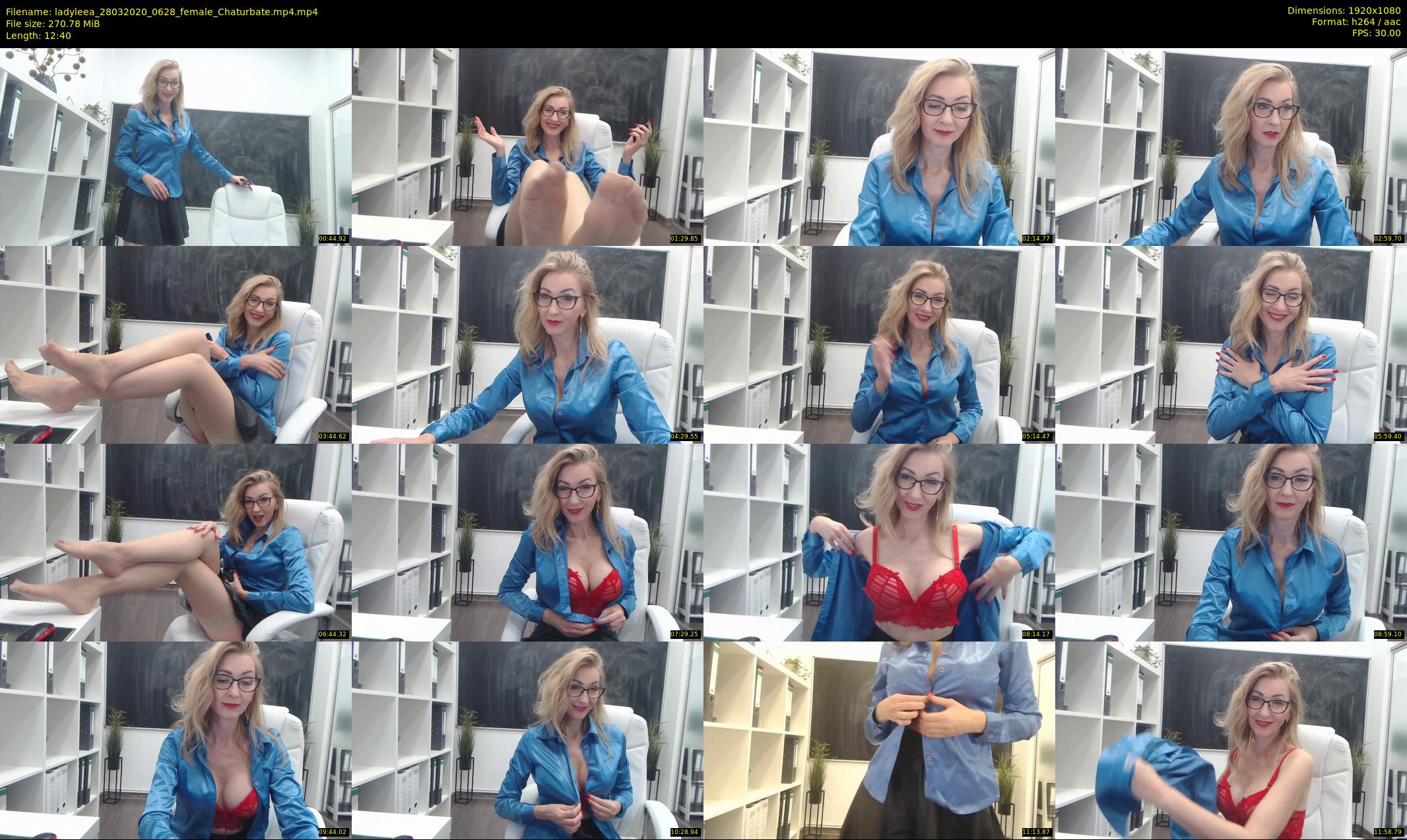 ladyleea — 13 minute Chaturbate female cam show recording, 1080p, Mar 28, 2020