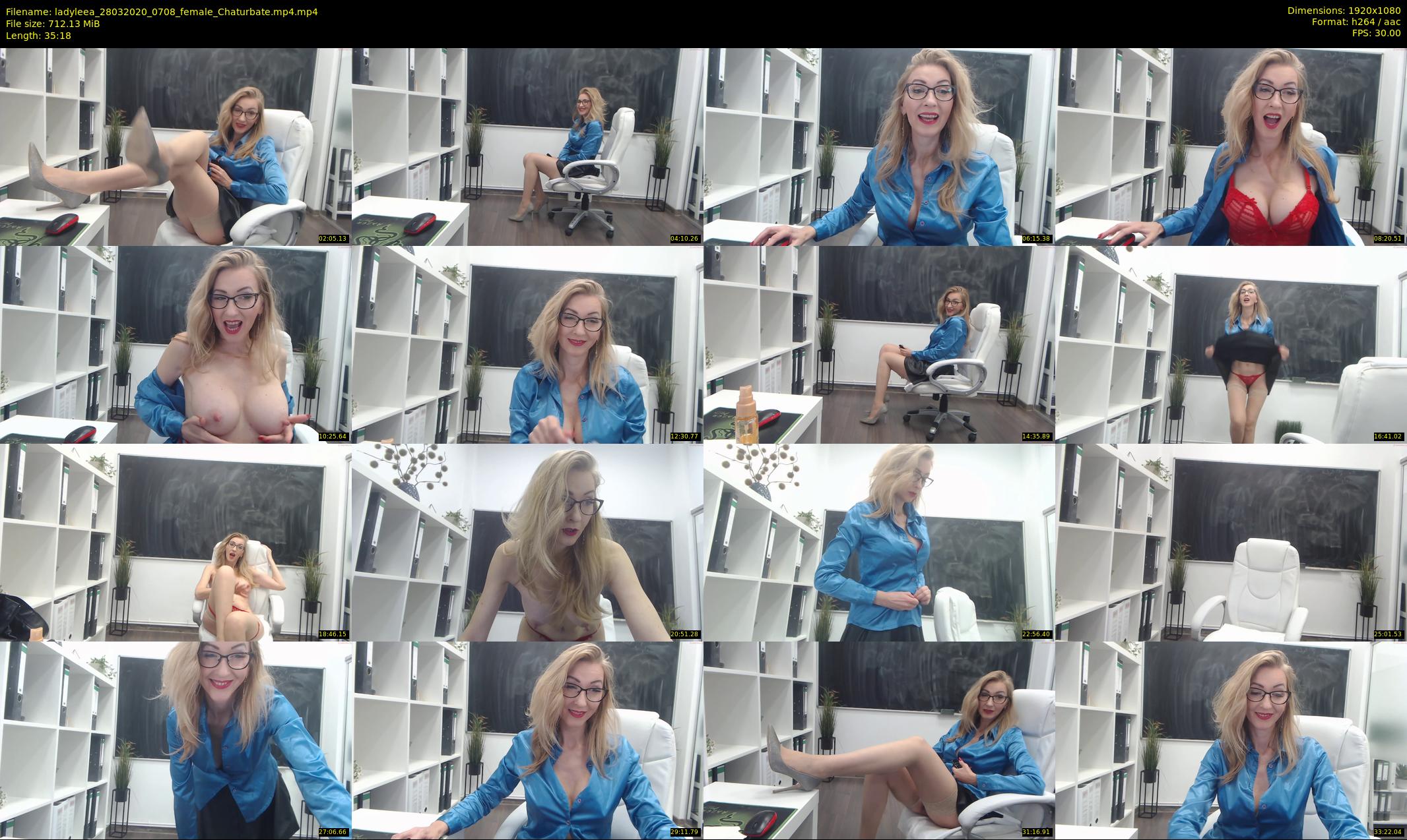 ladyleea — 36 minute Chaturbate female cam show recording, 1080p, Mar 28, 2020