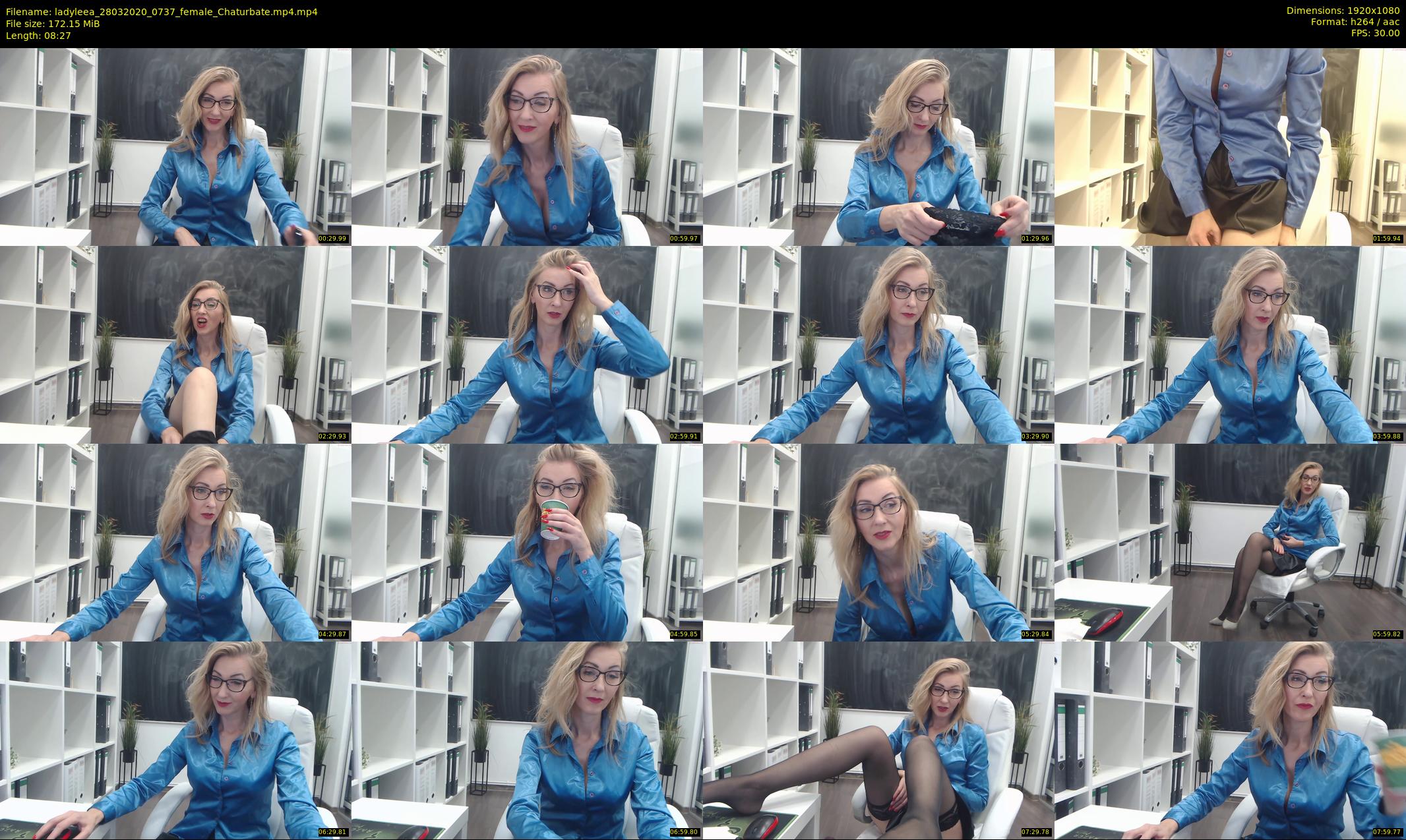 ladyleea — 9 minute Chaturbate female cam show recording, 1080p, Mar 28, 2020