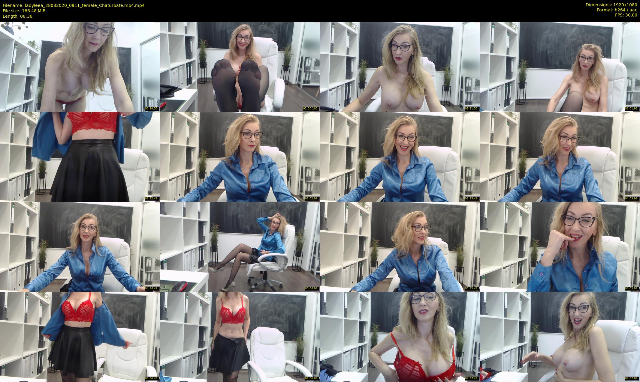 ladyleea — 9 minute Chaturbate female cam show recording, 1080p, Mar 28, 2020