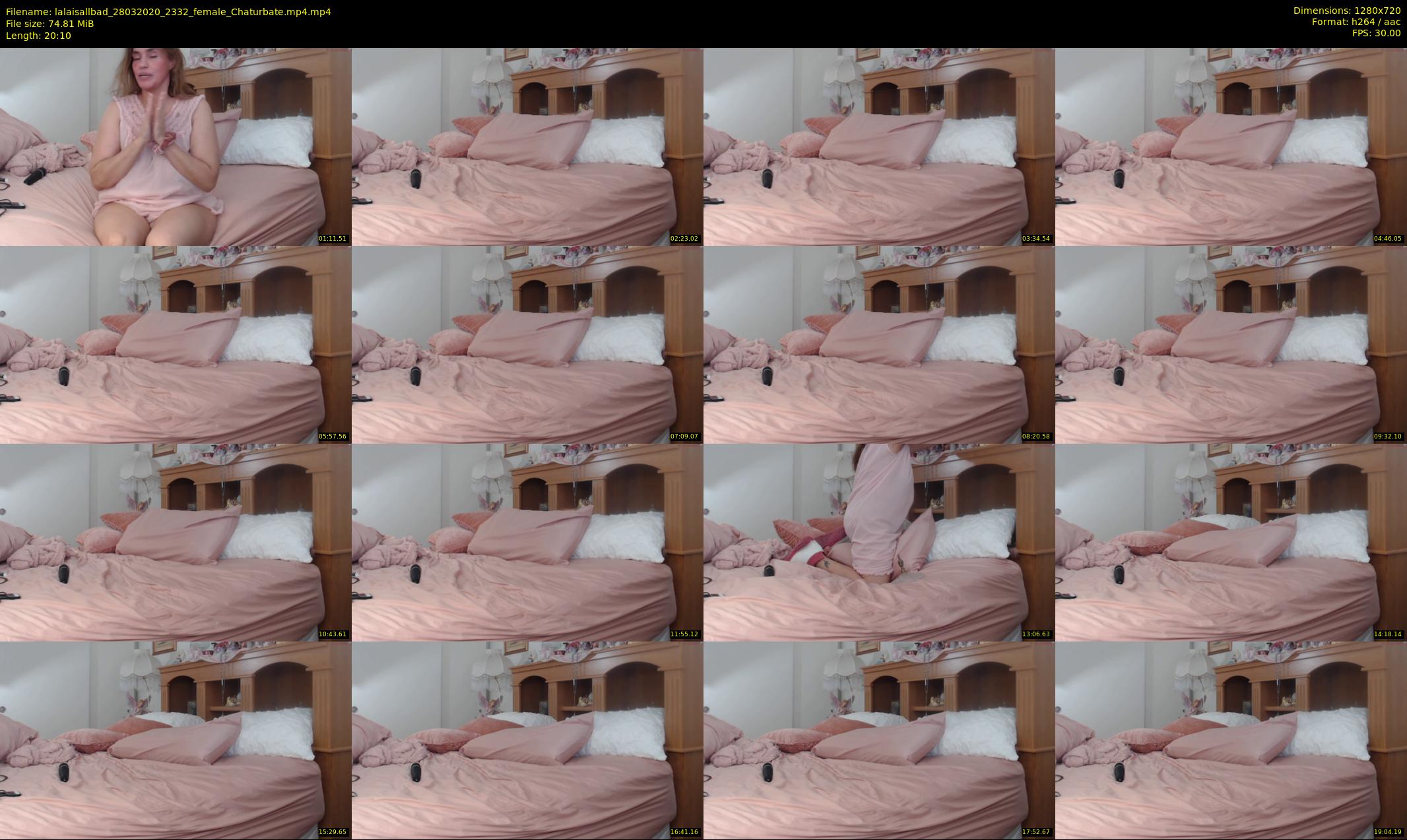 lalaisallbad — 21 minute Chaturbate female cam show recording, 720p, Mar 28, 2020