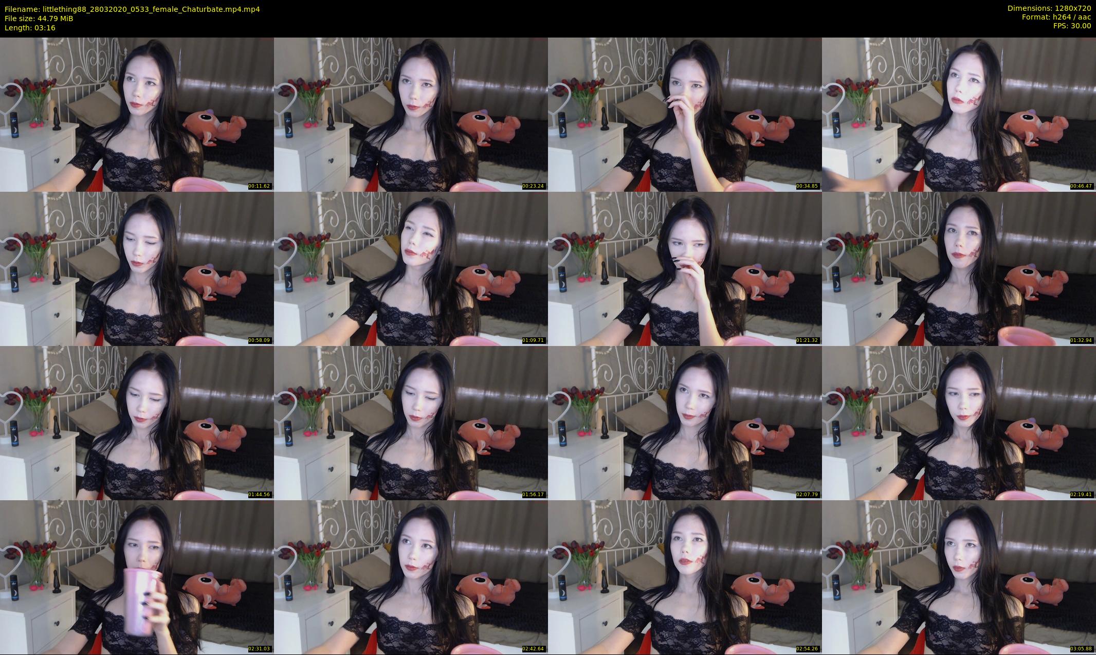 littlething88 — 4 minute Chaturbate female cam show recording, 720p, Mar 28, 2020
