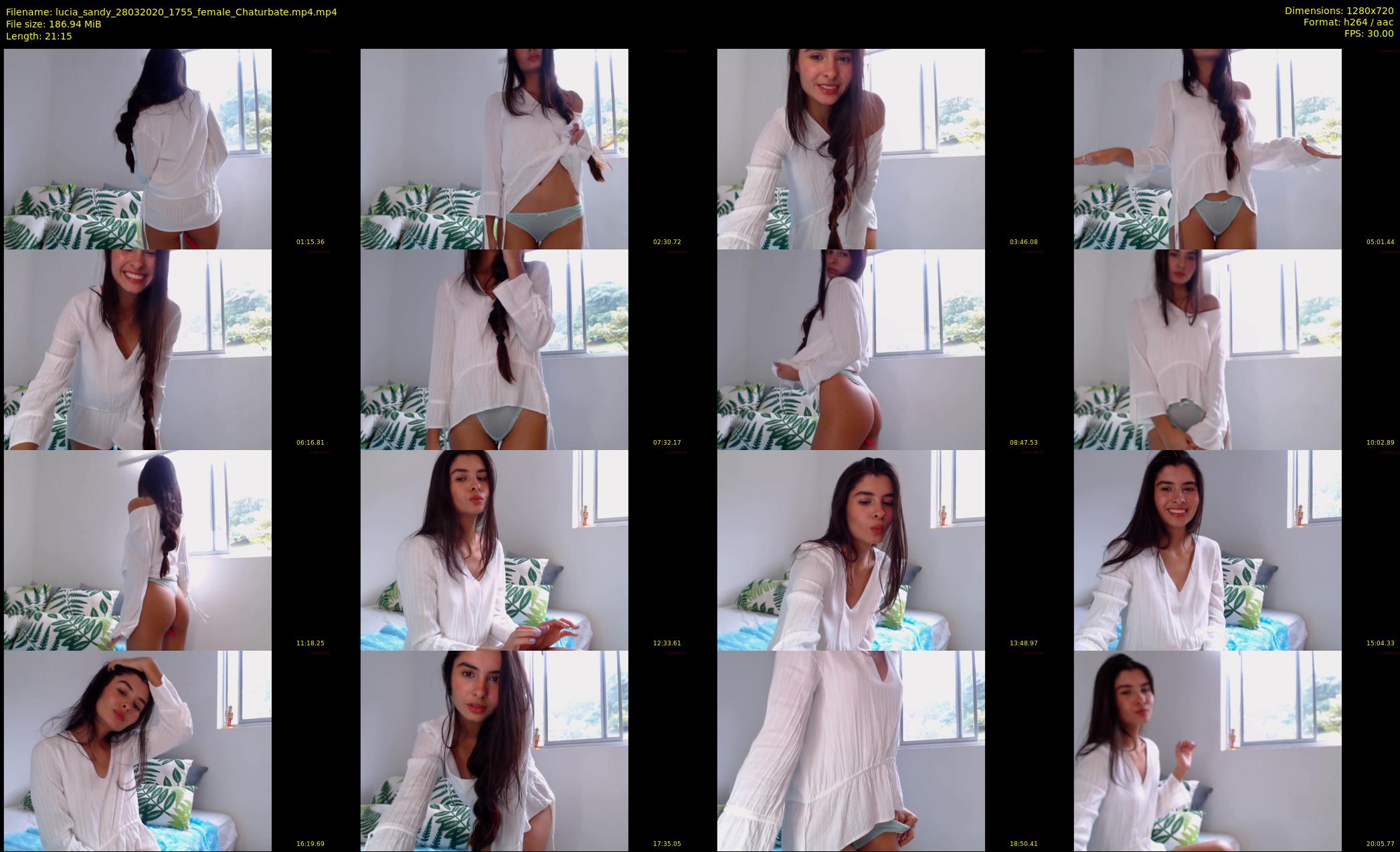 lucia_sandy — 22 minute Chaturbate female cam show recording, 720p, Mar 28, 2020