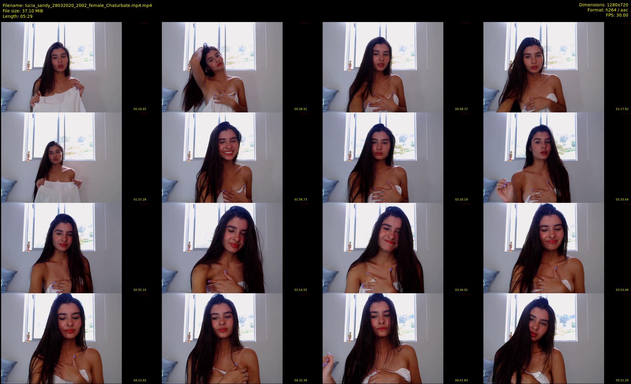 lucia_sandy — 6 minute Chaturbate female cam show recording, 720p, Mar 28, 2020