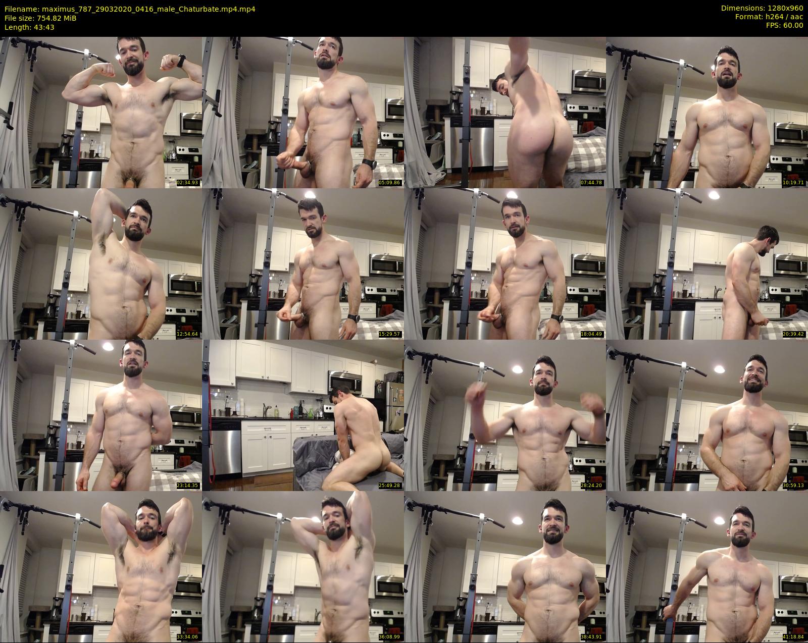 maximus_787 — 44 minute Chaturbate male cam show recording, 720p, Mar 29, 2020