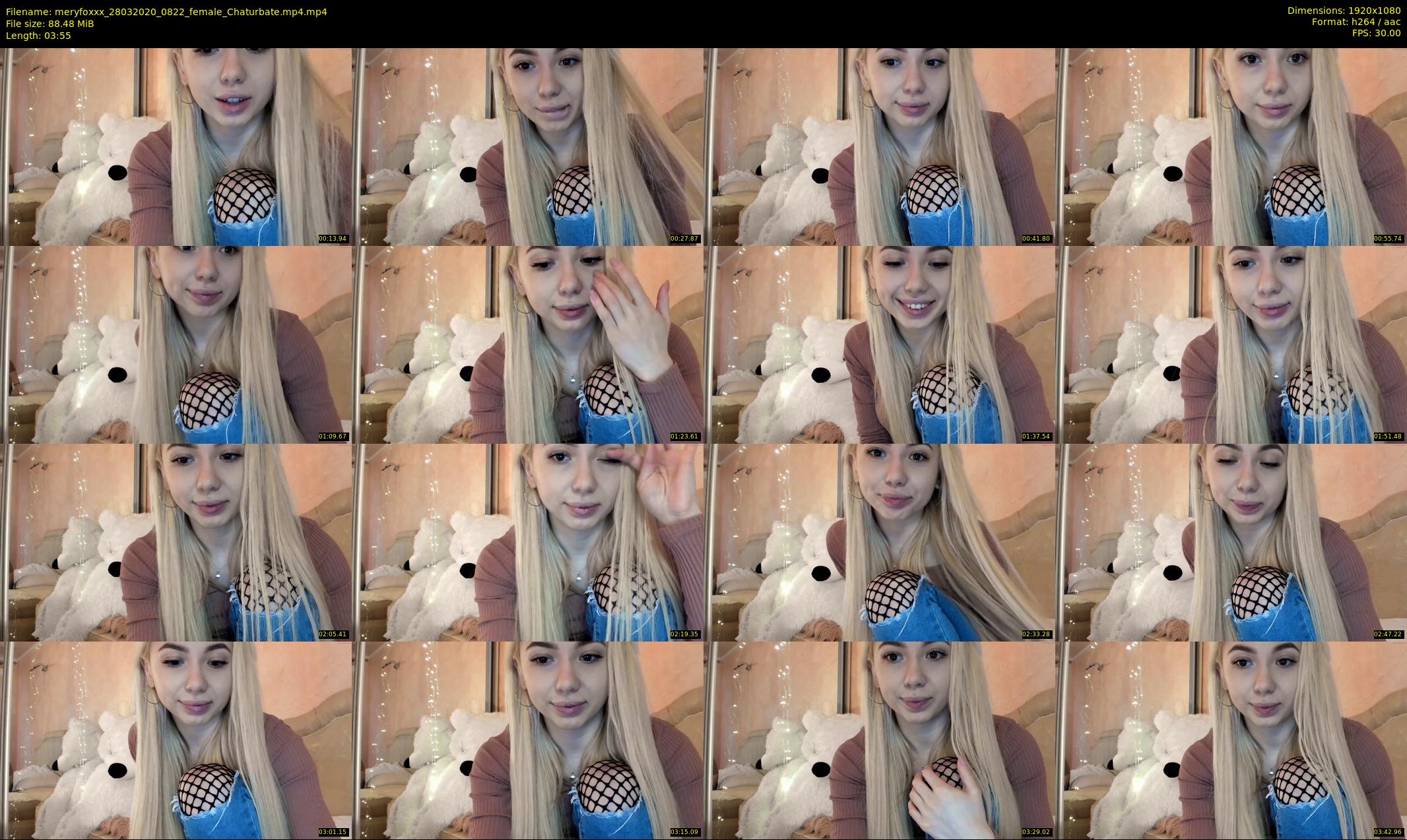 meryfoxxx — 4 minute Chaturbate female cam show recording, 1080p, Mar 28, 2020