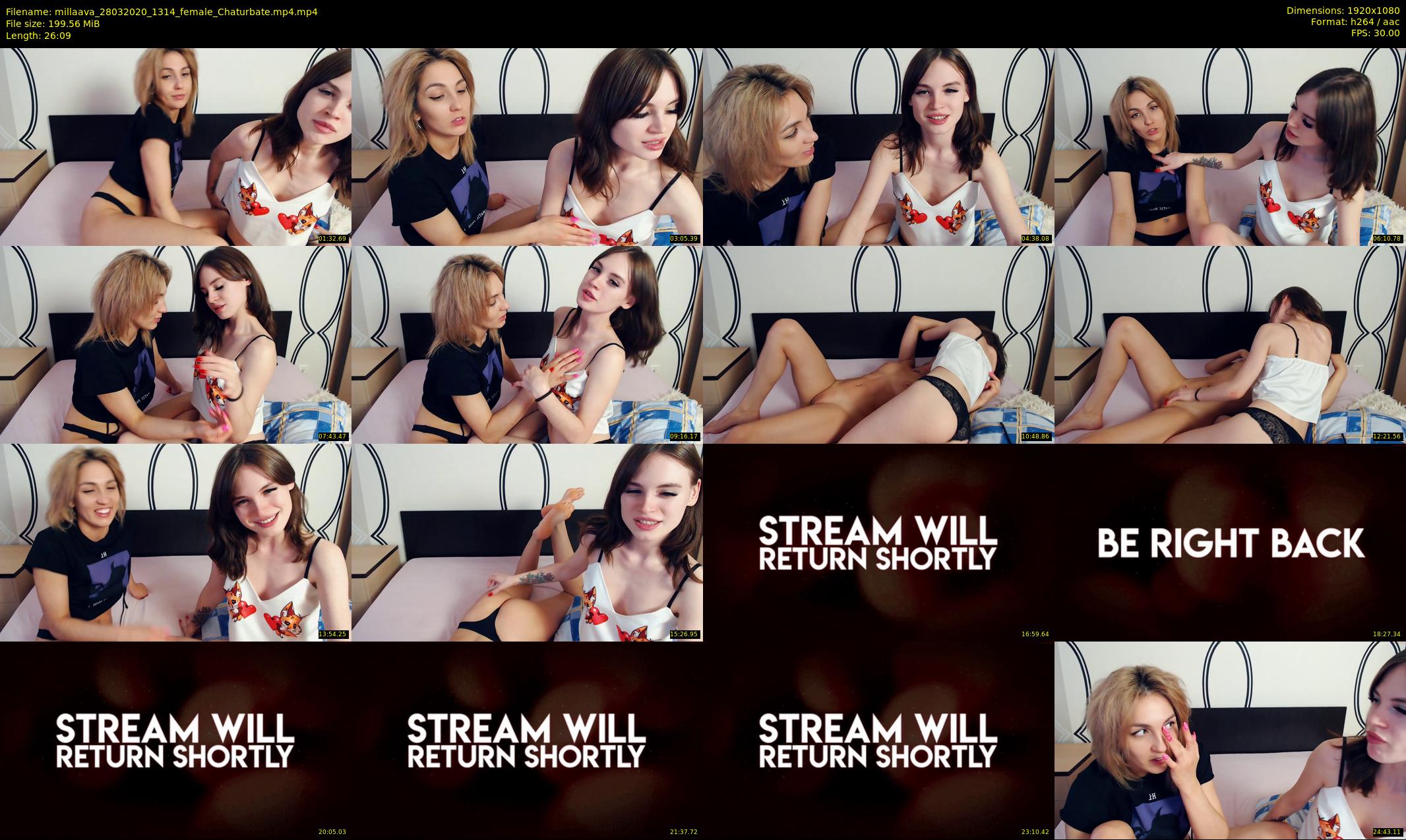 millaava — 27 minute Chaturbate female cam show recording, 1080p, Mar 28, 2020