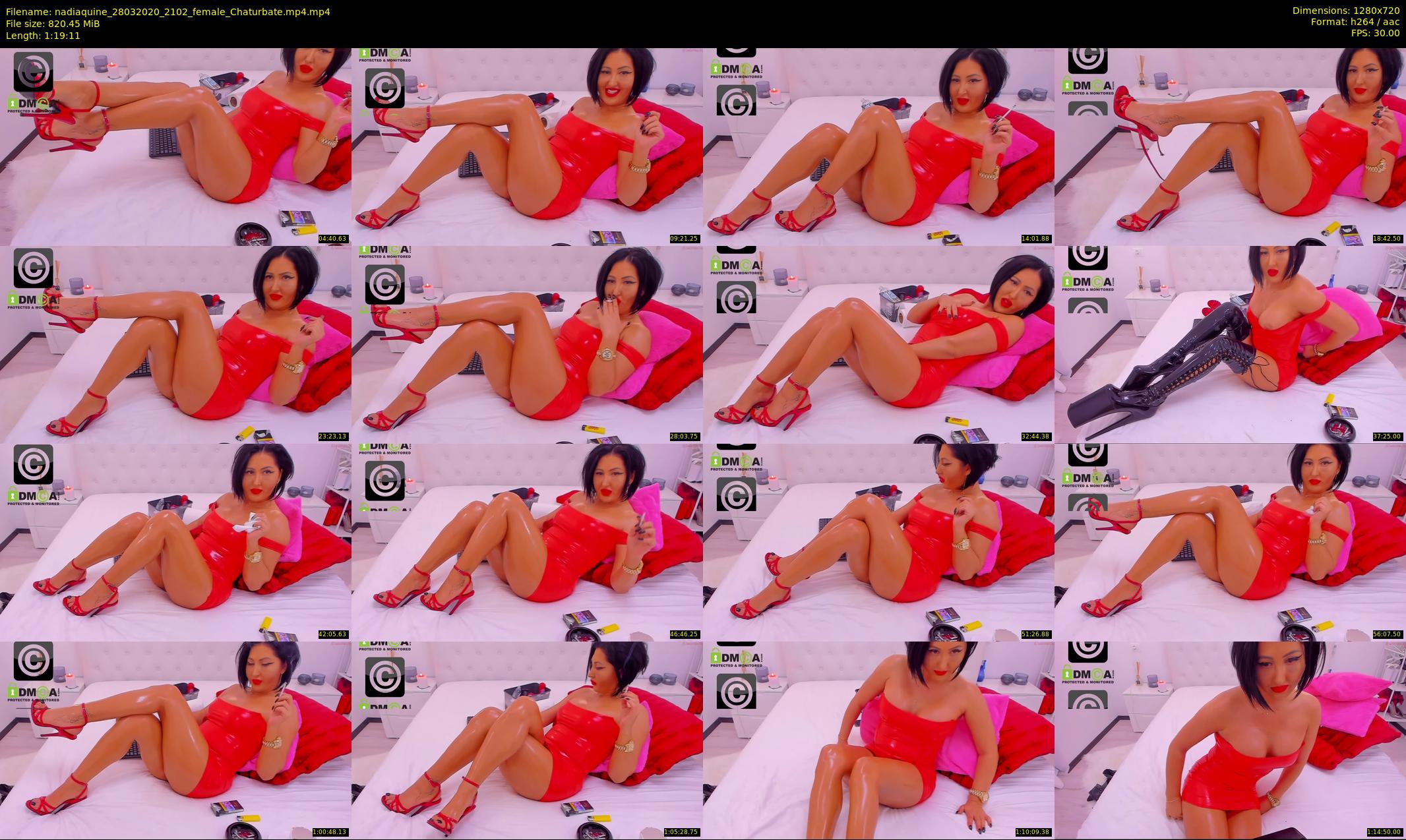 nadiaquine — 80 minute Chaturbate female cam show recording, 720p, Mar 28, 2020