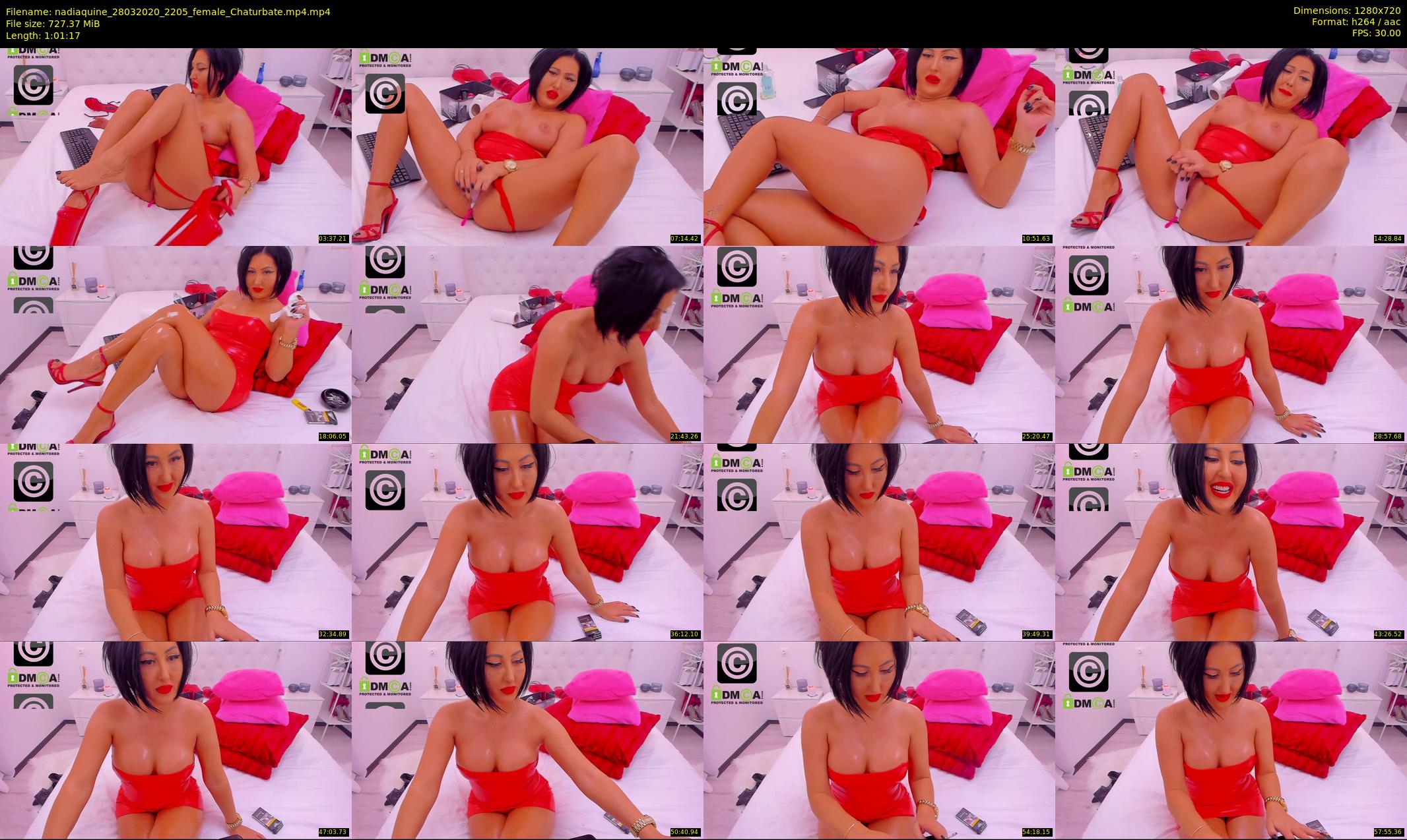nadiaquine — 62 minute Chaturbate female cam show recording, 720p, Mar 28, 2020