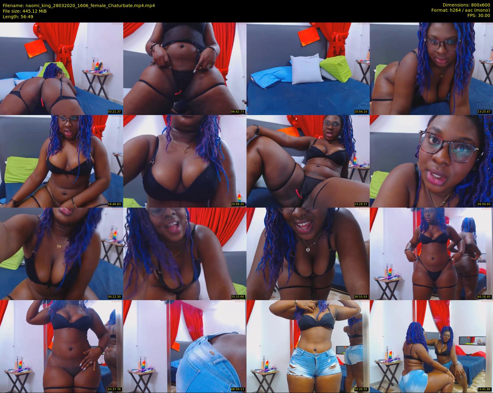 naomi_king — 57 minute Chaturbate female cam show recording, 480p, Mar 28, 2020